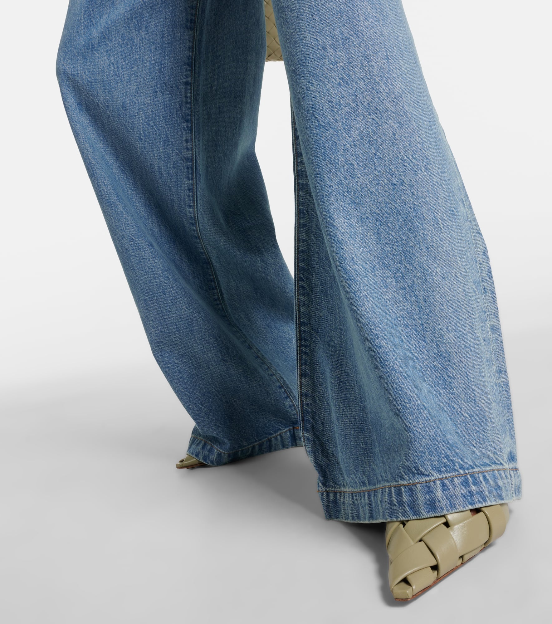 Ellis mid-rise wide-leg jeans - 5