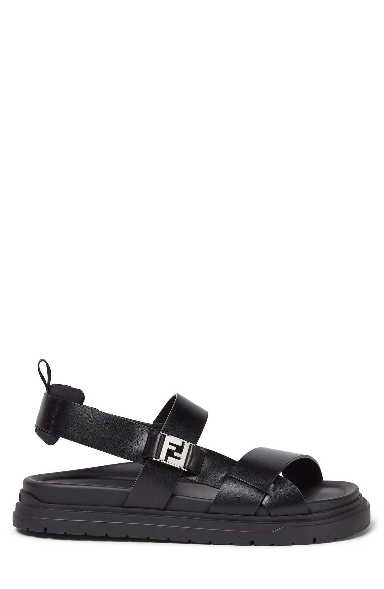 Fendi FF Sandal in Nero at Nordstrom - 2