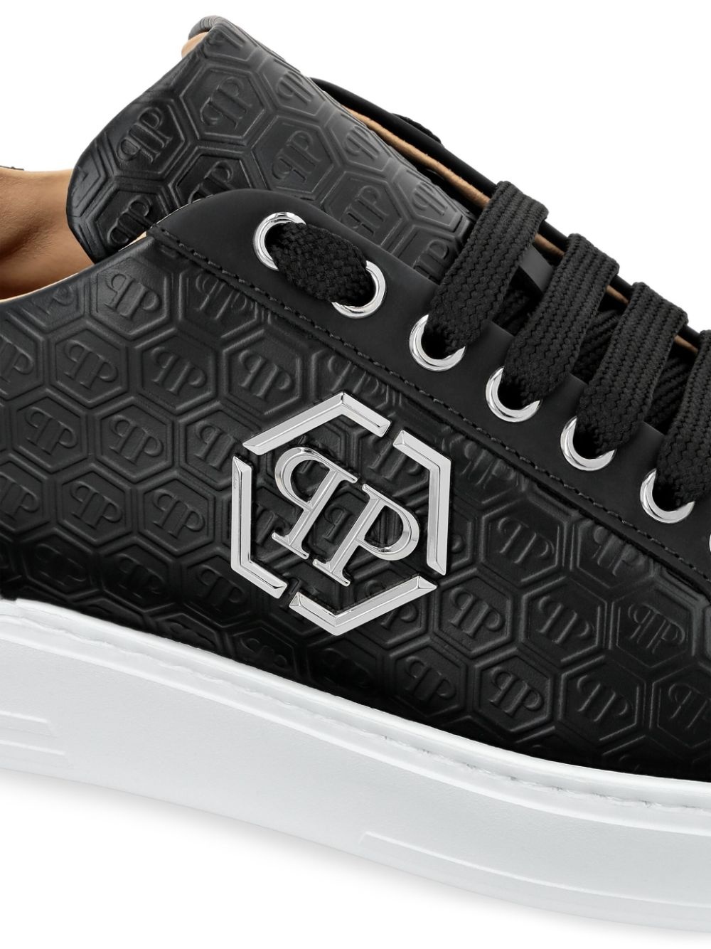 monogram lo-top sneakers - 4