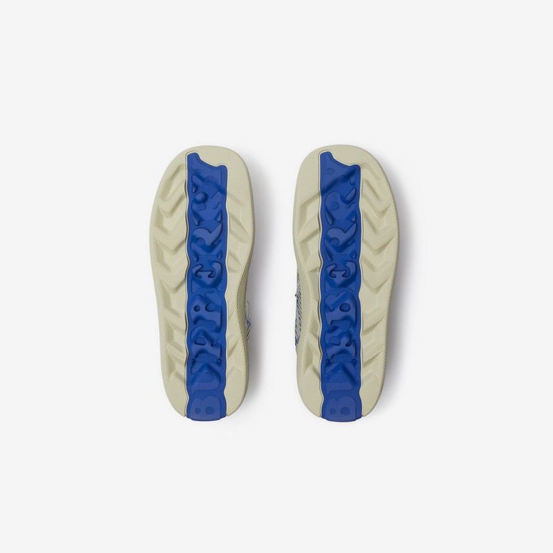 Check Knit Box Sneakers 6