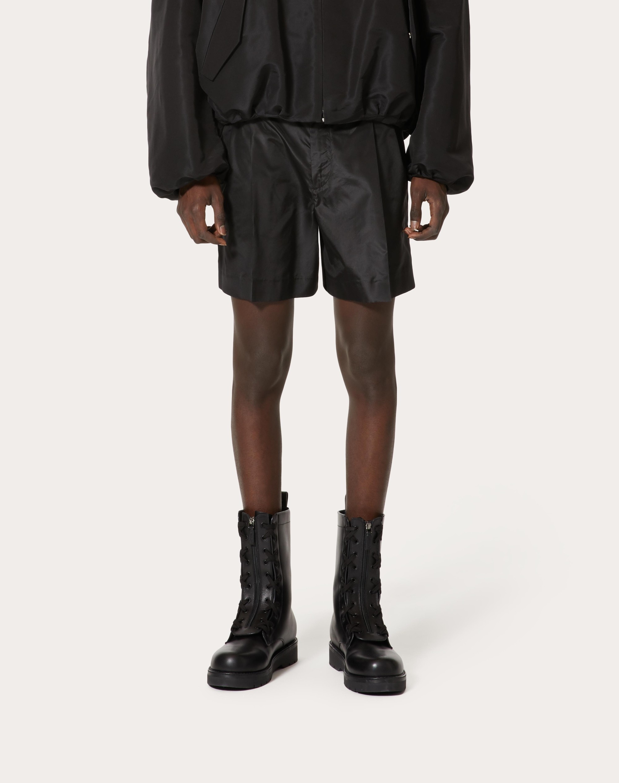 WASHED TAFFETA SHORTS - 3