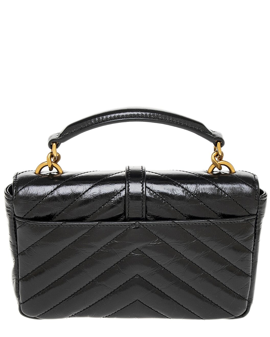 Saint Laurent College Mini Leather Shoulder Bag - 2