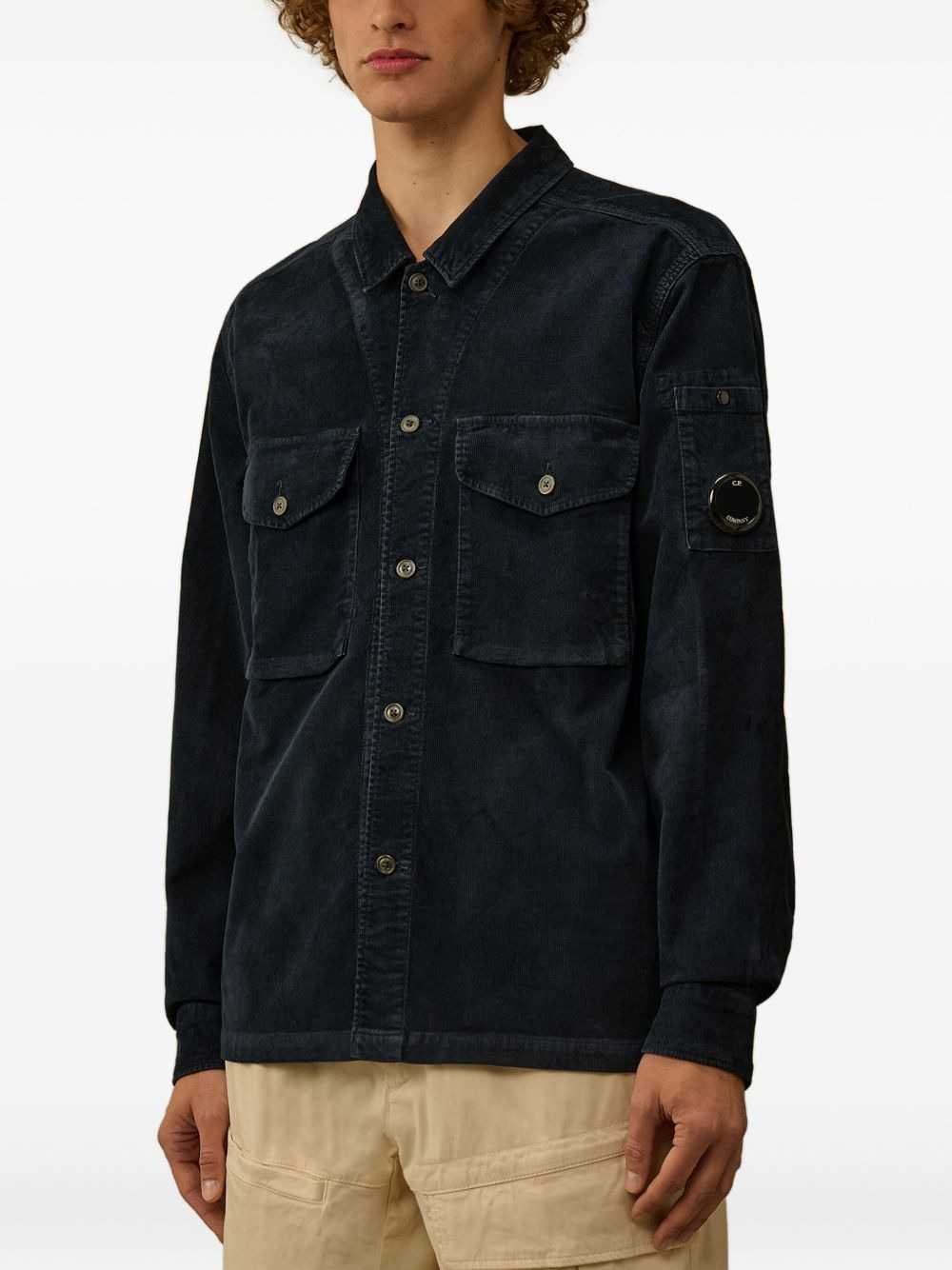corduroy pocket shirt jacket - 3