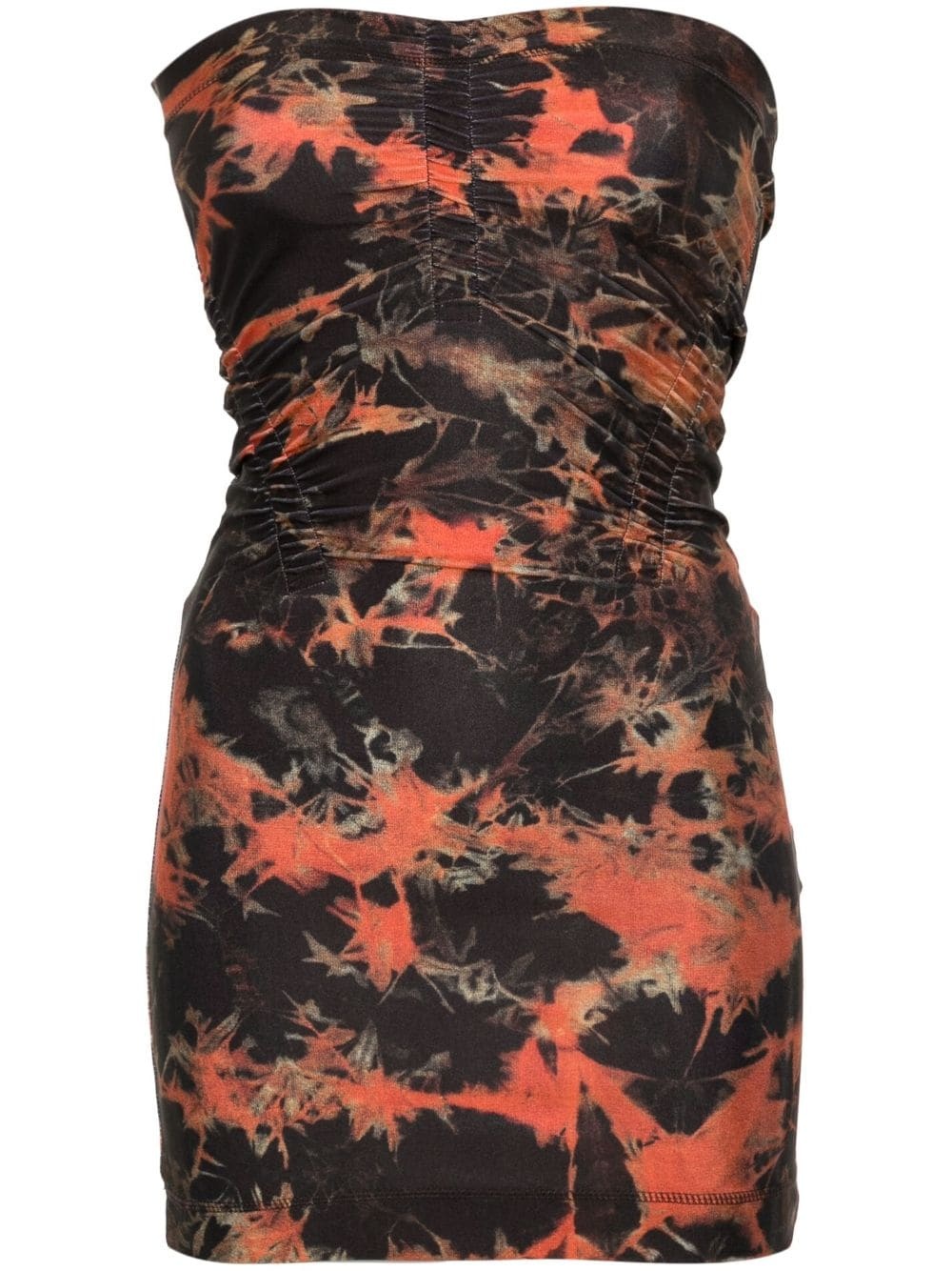 Skinn Acid Flame-print minidress - 1