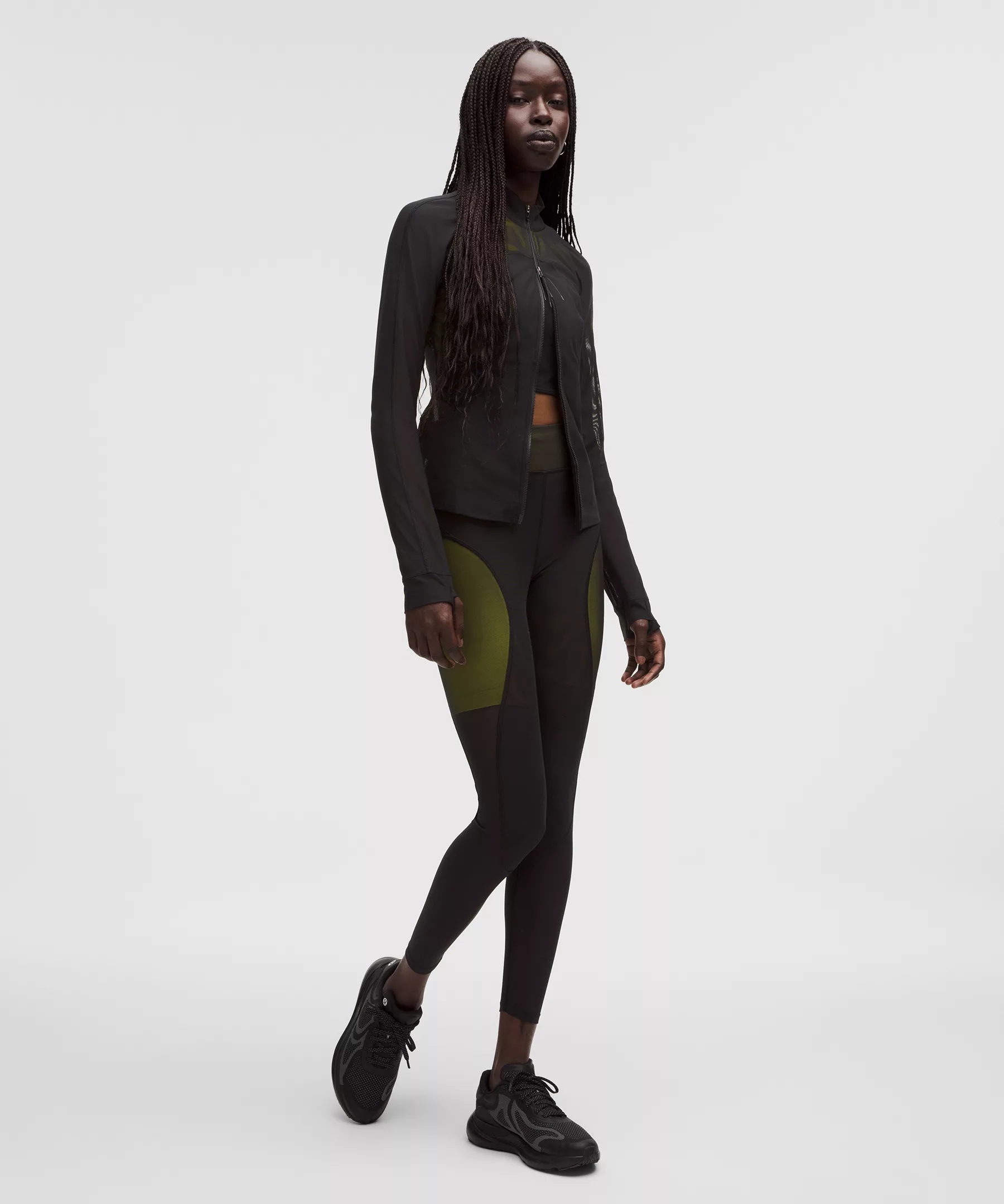 Mesh-Panelled High-Rise Tight 28" *SLNSH Collection - 7