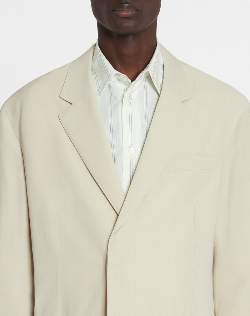LOOSE-FITTING WOOL BLEND JACKET 6