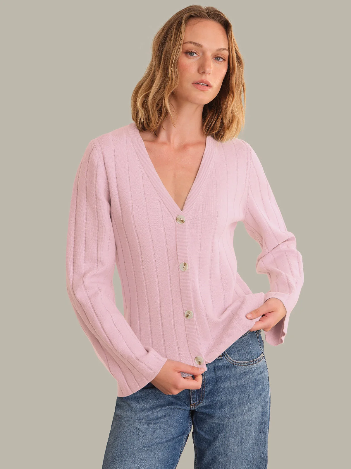 Fern: Cotton Cardigan - 1