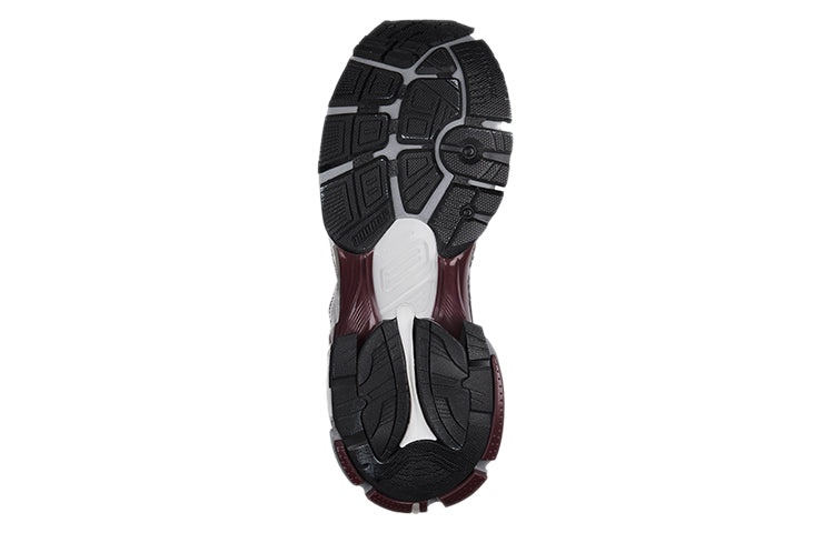 (WMNS) Balenciaga Runner Sneakers 'Grey Burgundy Mesh and Nylon' 677402W3RB39069 - 6