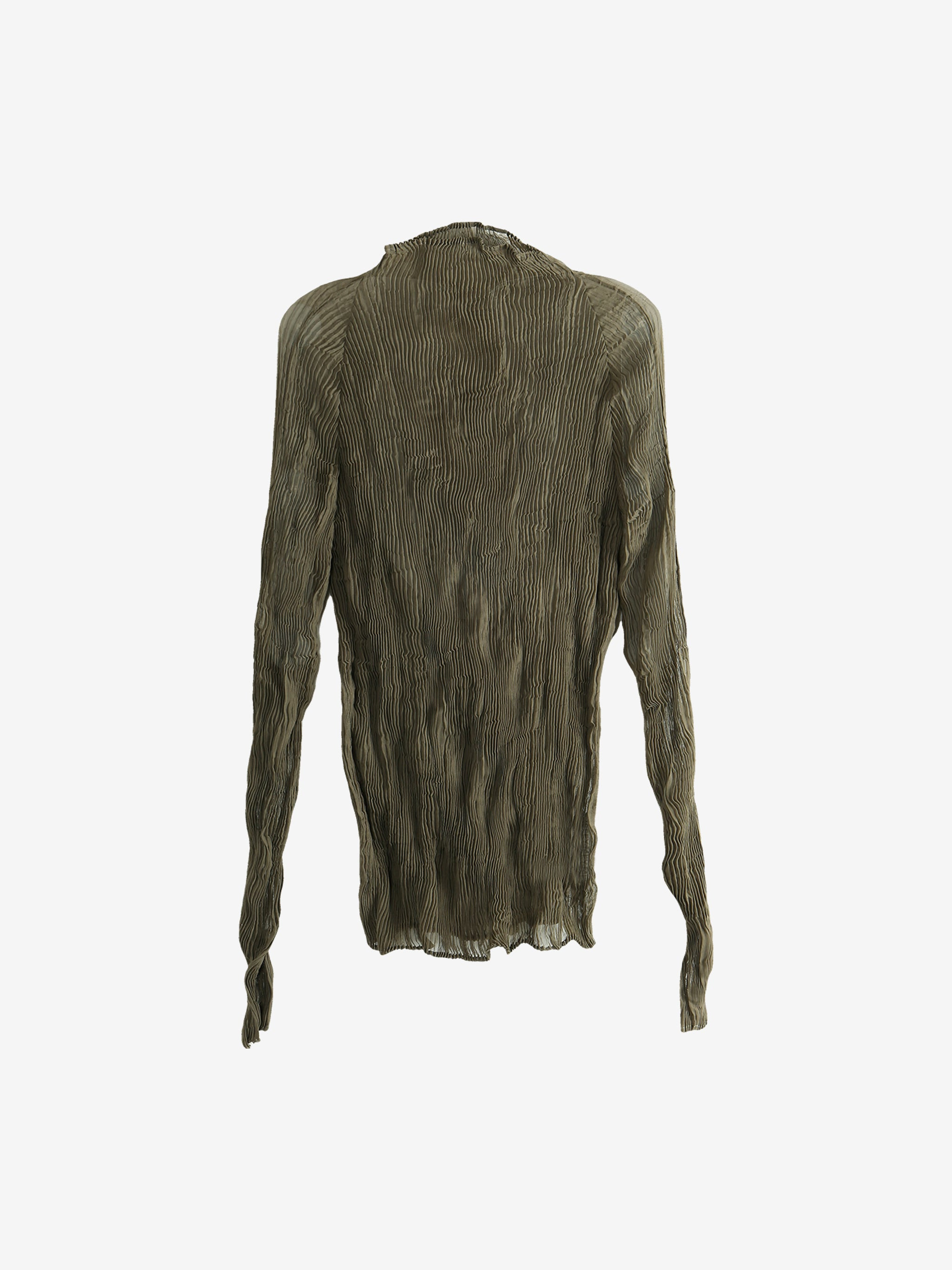 ISSEY MIYAKE - Women Chiffon Twist 1 Shirt - 4