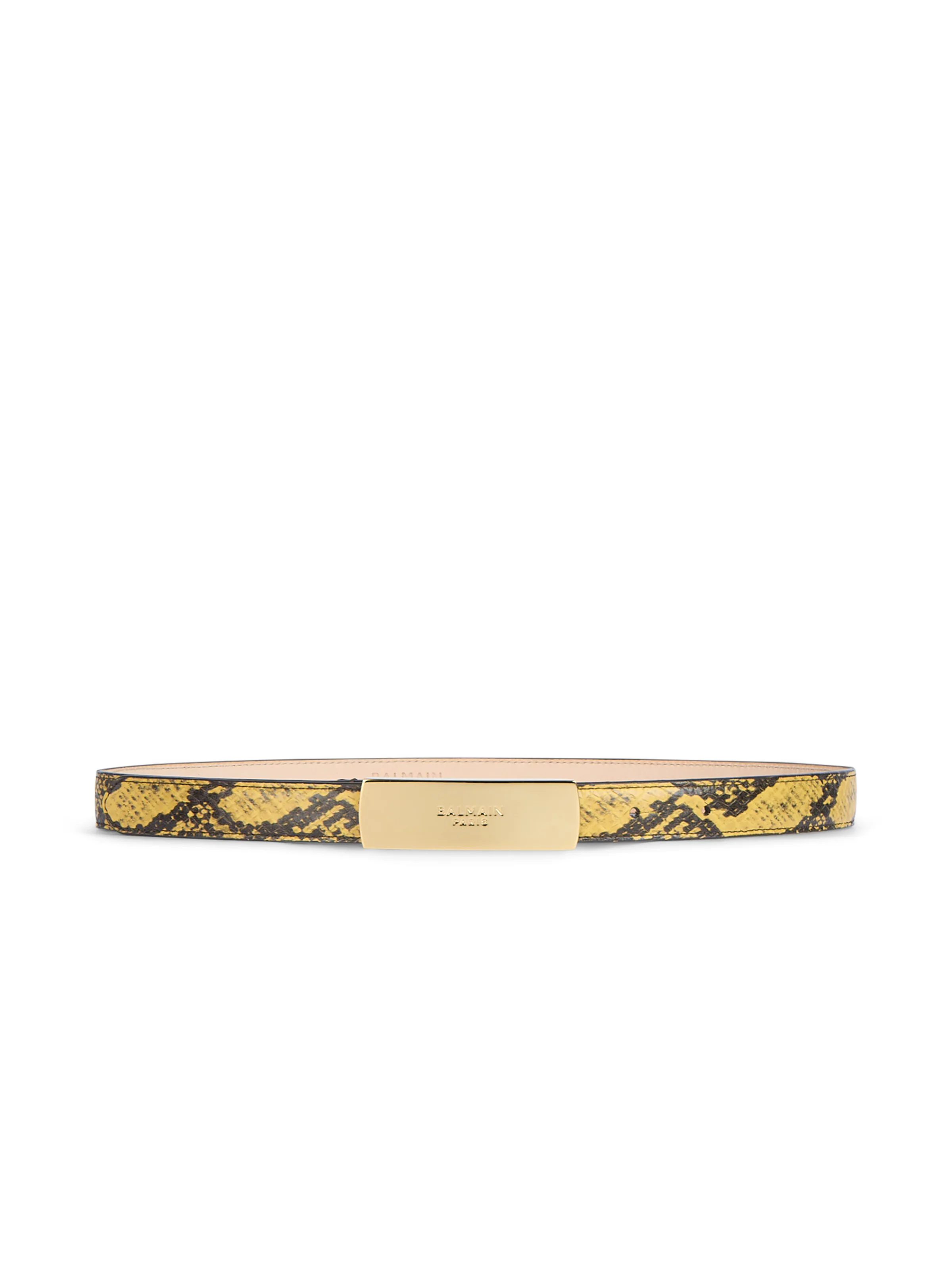 Balmain belt in python-effect leather - 1