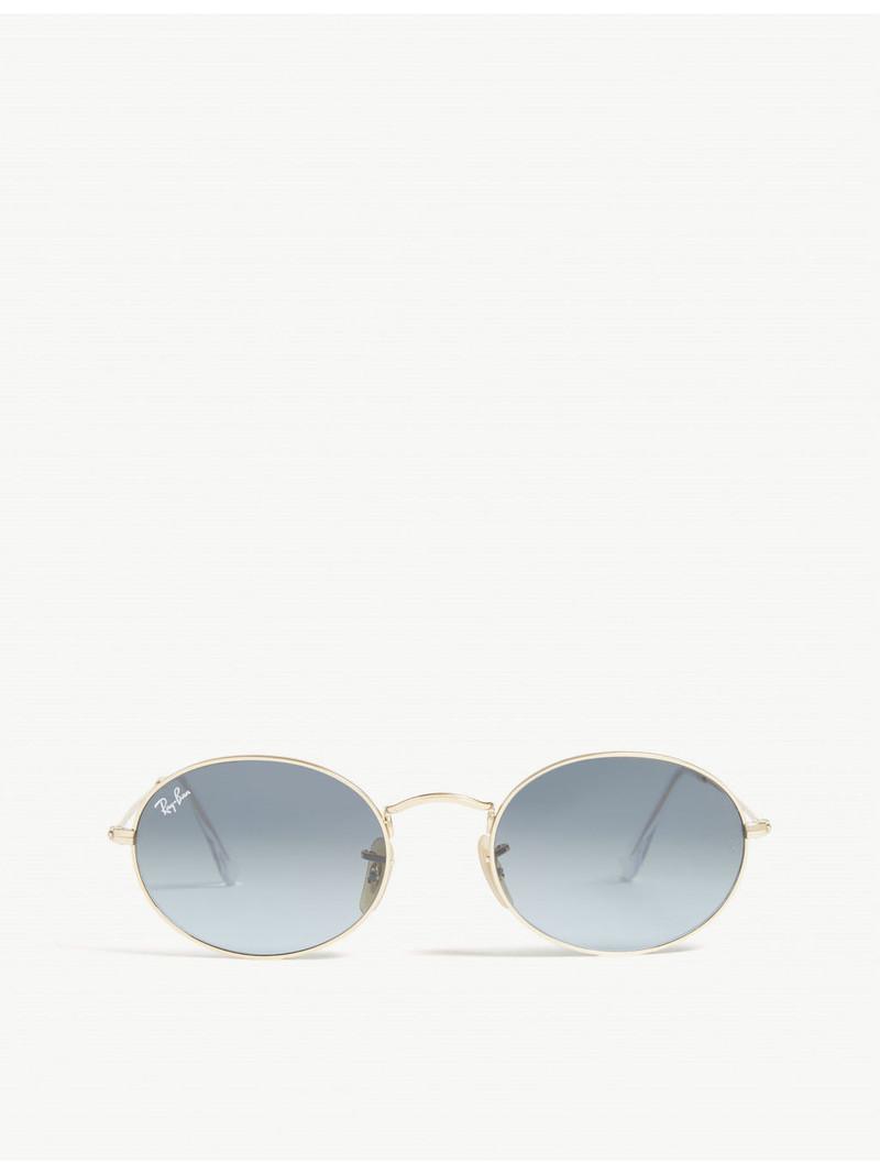 RB3547 metal oval-frame sunglasses 1