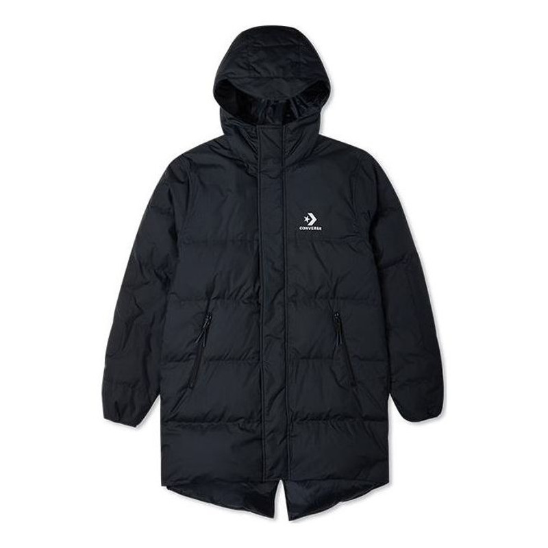 Converse Mid-Length Winter Down Jacket 'Black' 10023754-A01 - 1