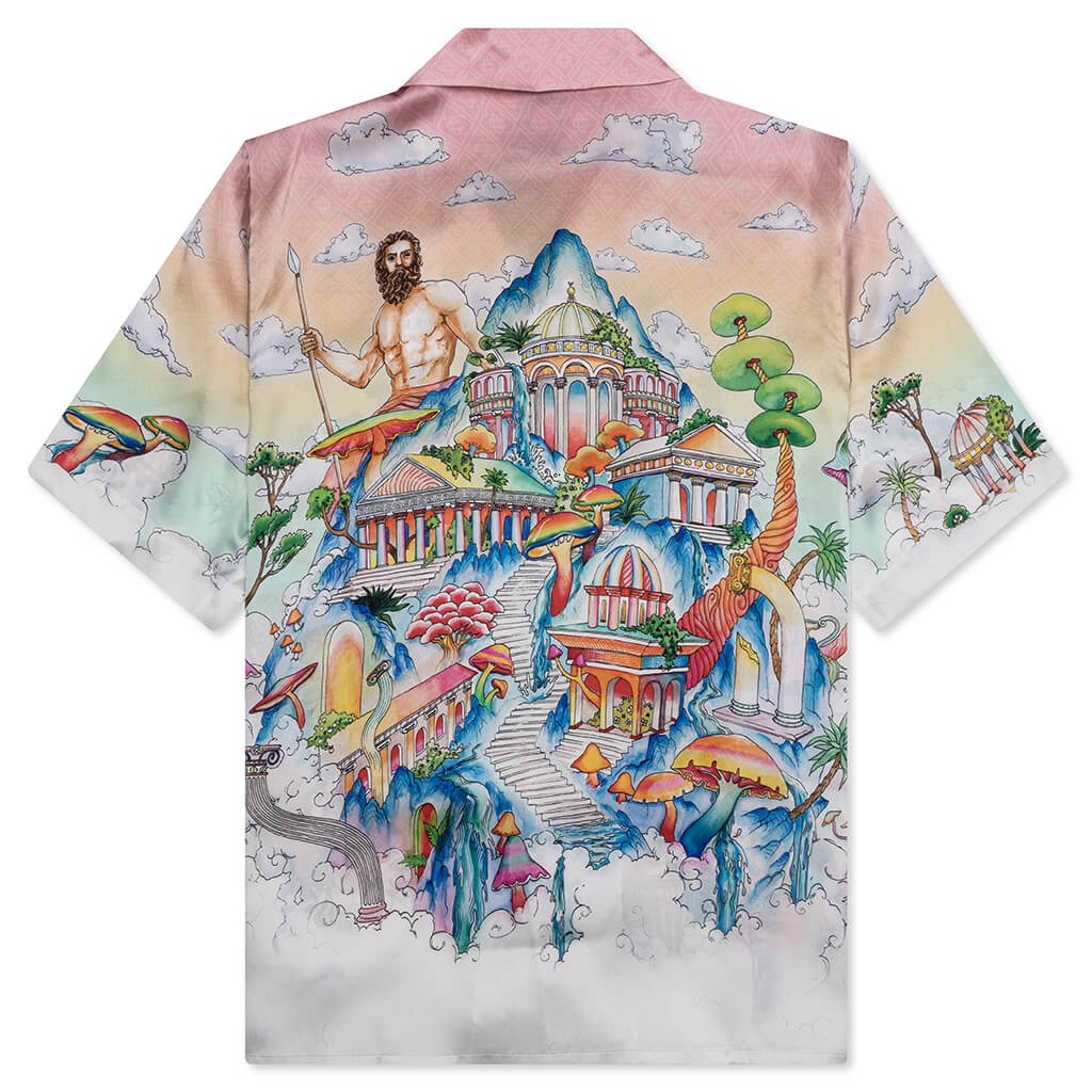 THE ROAD TO KNOWLEDGE S/S CUBAN COLLAR SHIRT - MULTI - 2