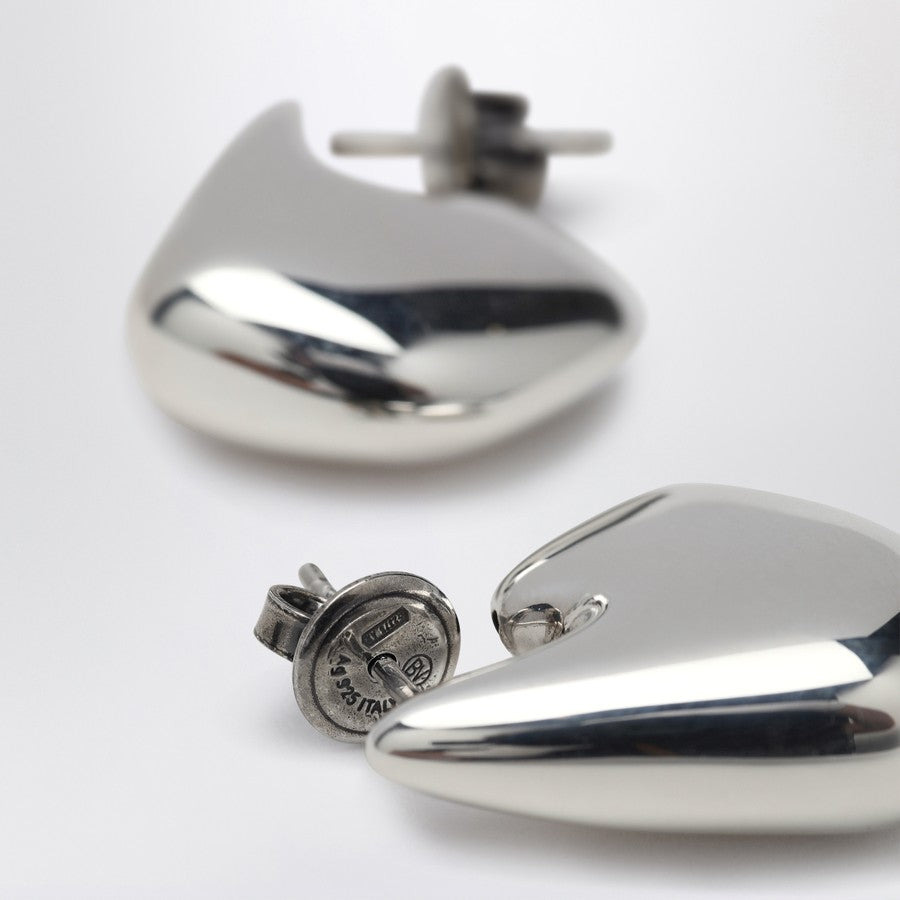 Bottega Veneta Women Earrings Fin Mini Silver - 3