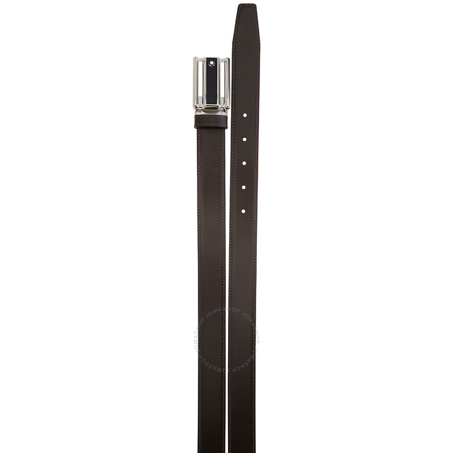 MontBlanc Black/Brown Reversible Cut-to-Size Business Belt - 2