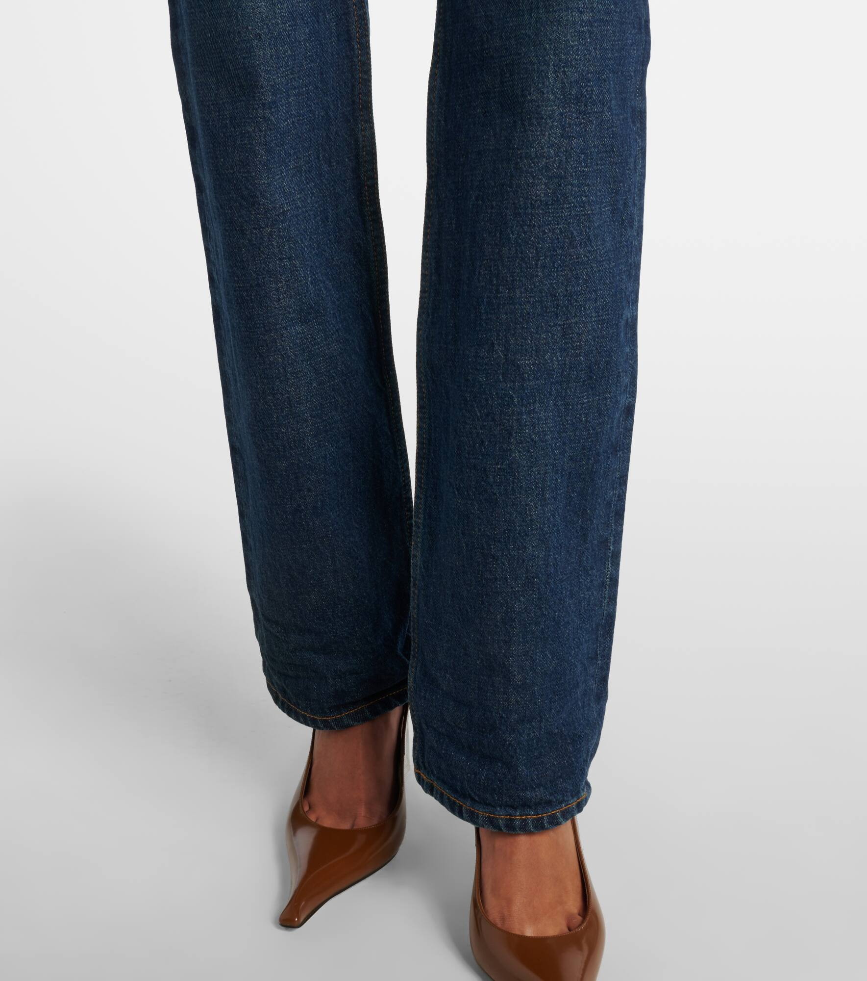 Mid-rise bootcut jeans - 5