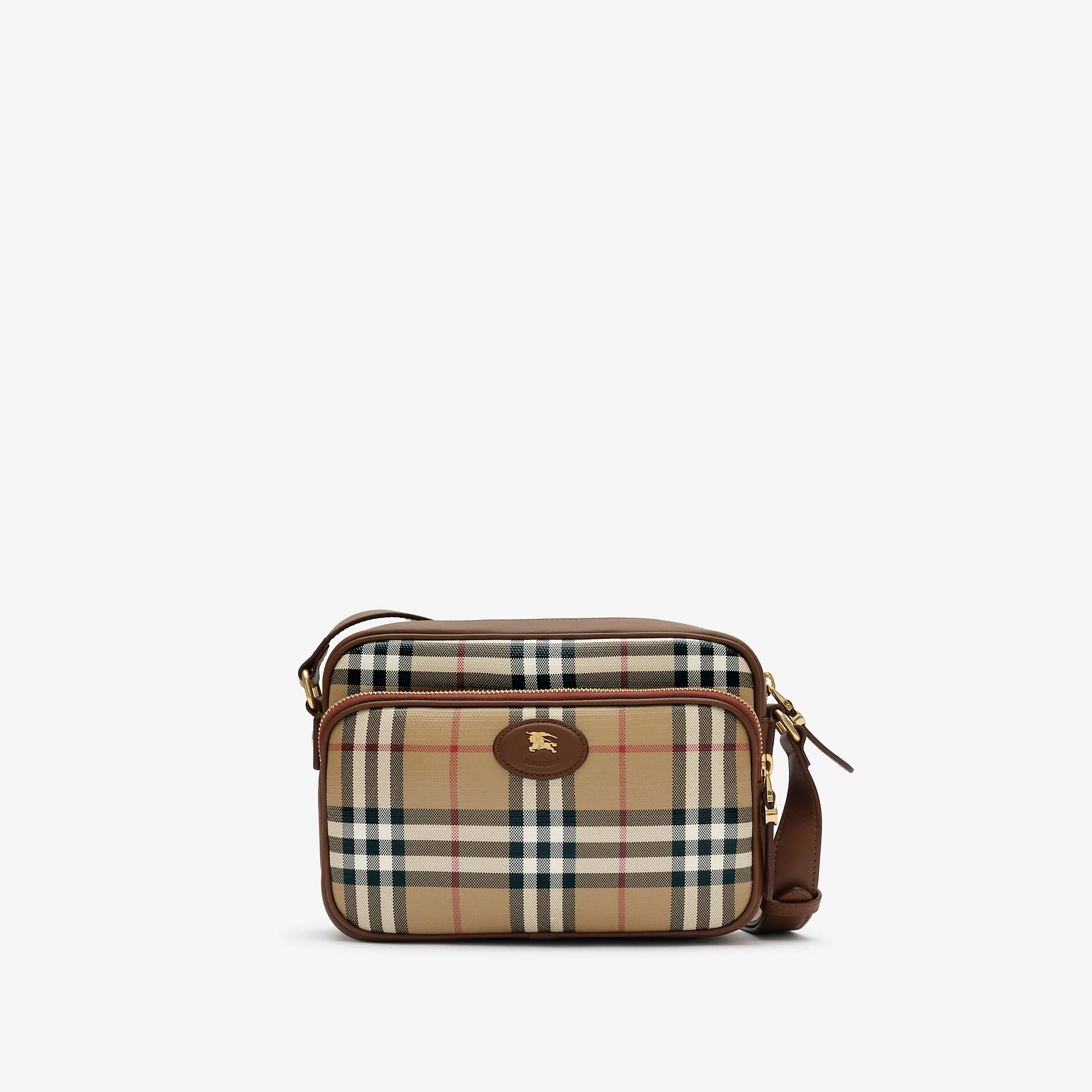 Check Pocket Crossbody Bag - 1