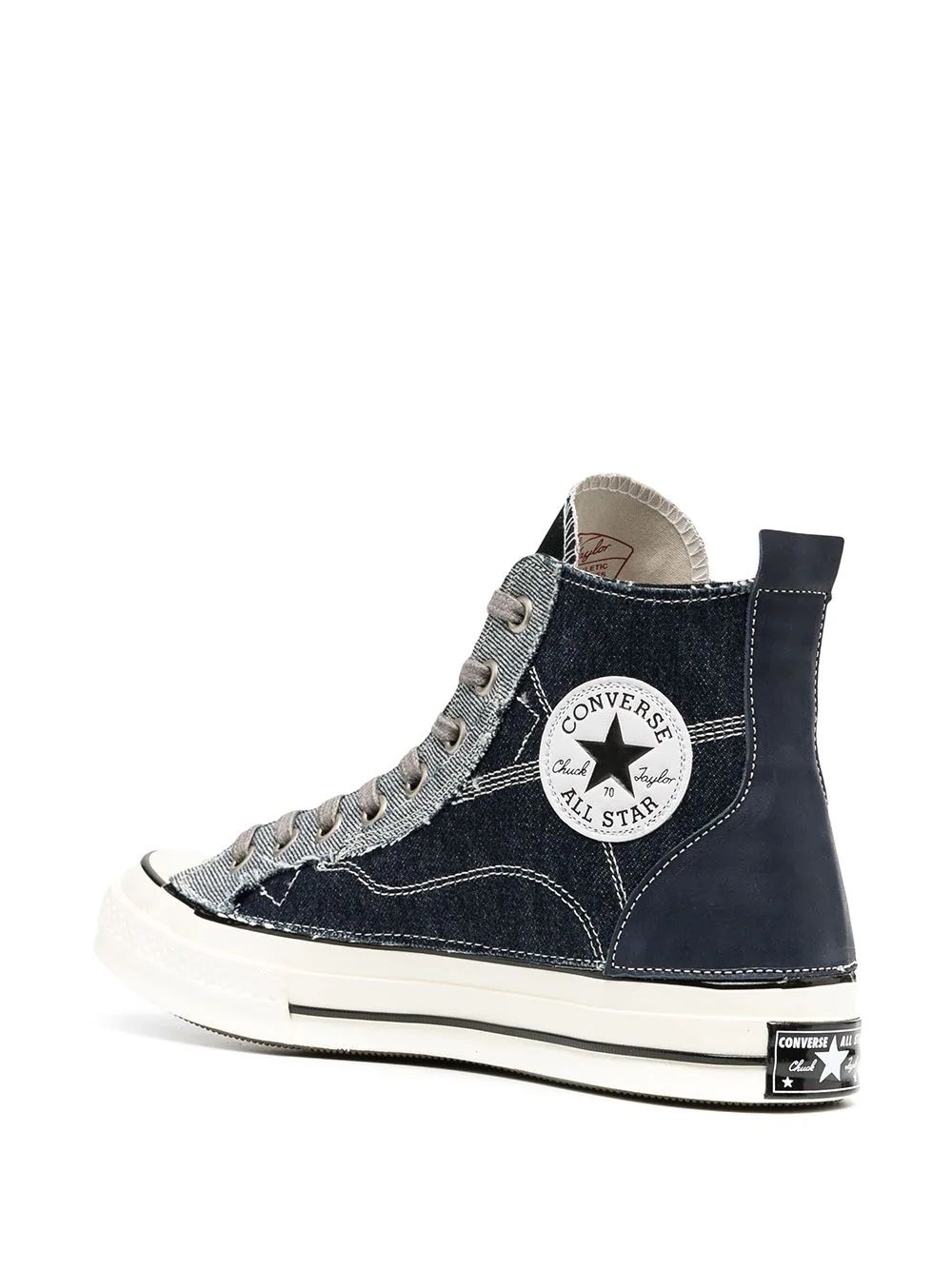 Chuck 70 Hi denim patchwork sneakers - 3