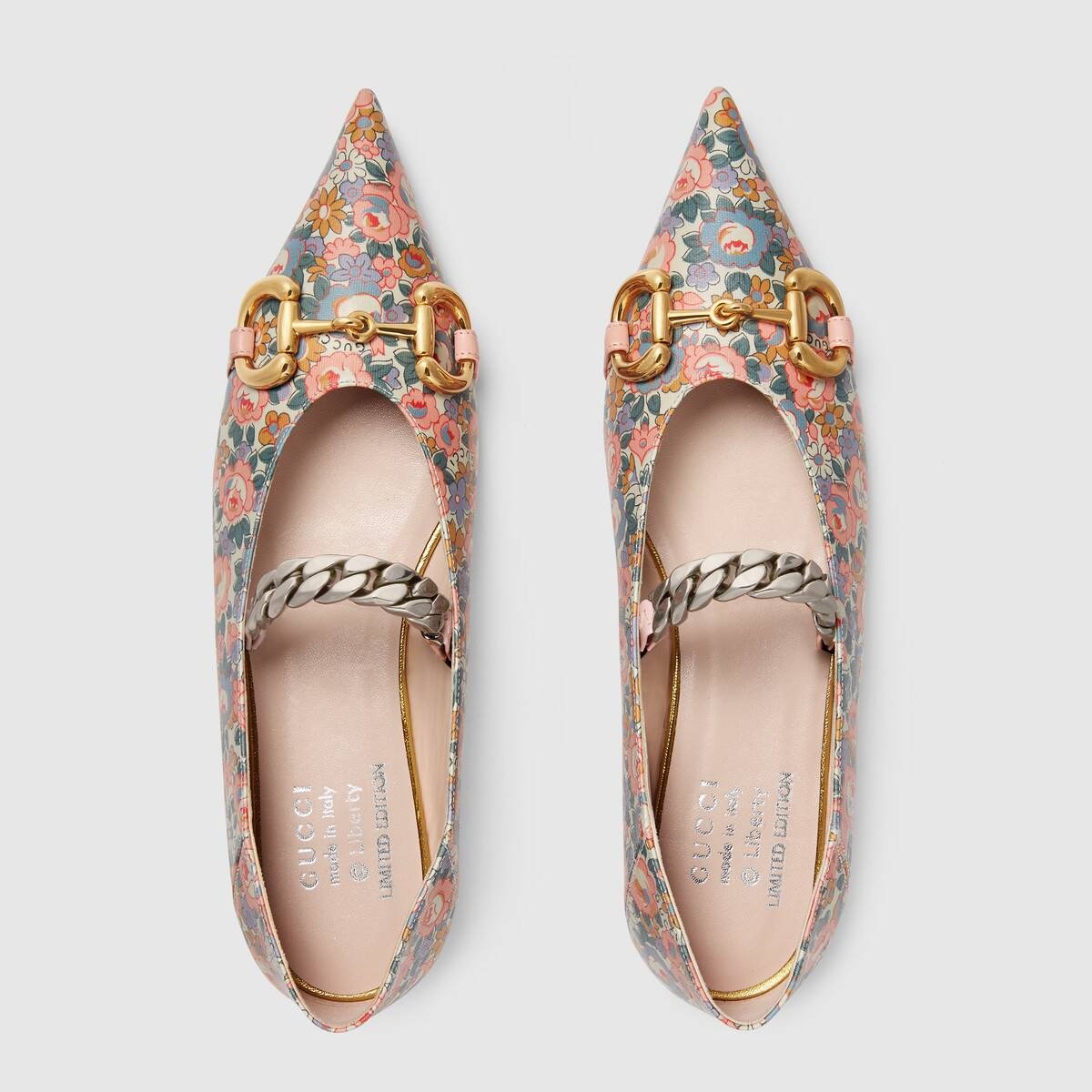 Women's Gucci Liberty online exclusive floral ballet flat - 3