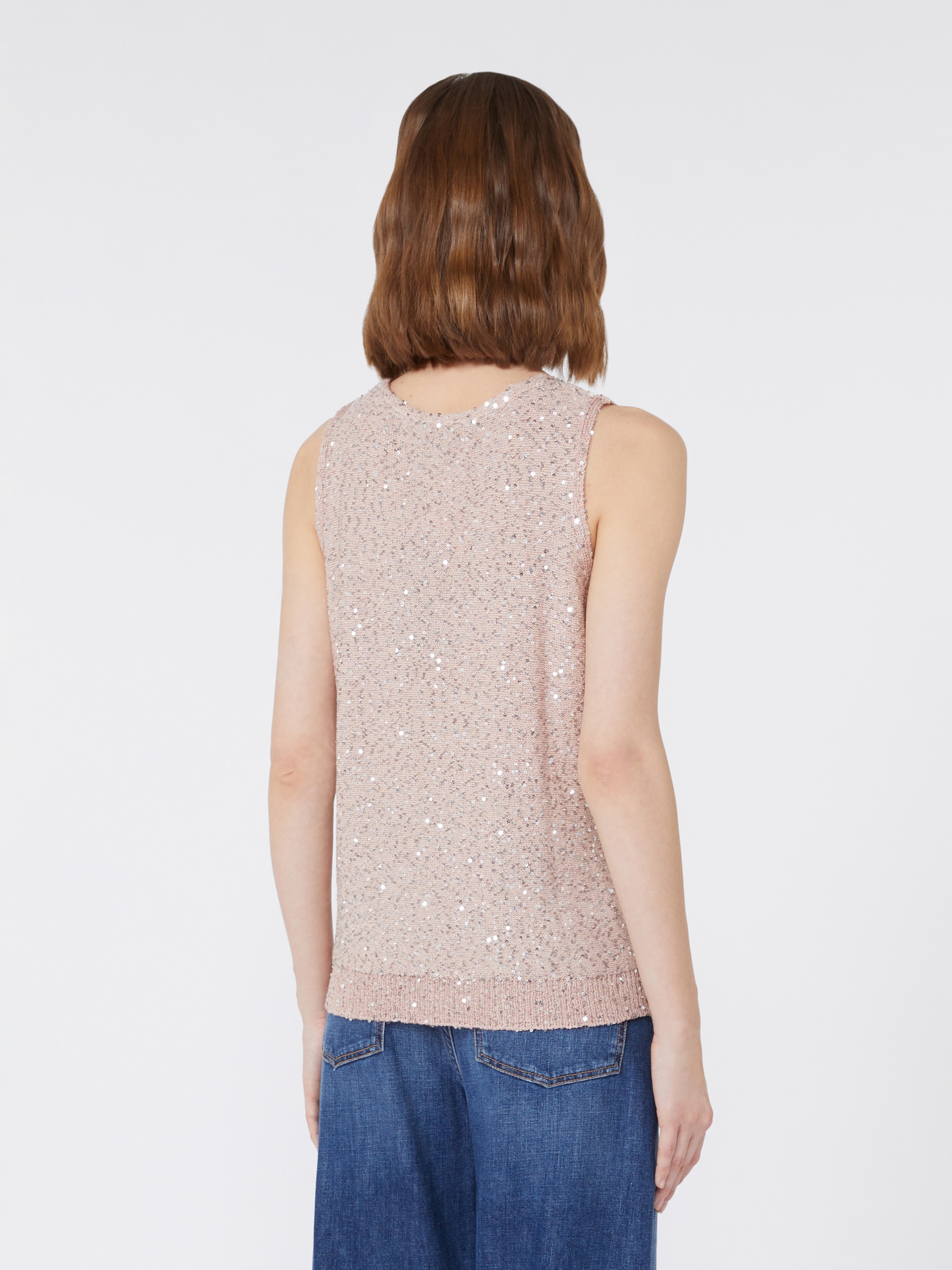 ACAICI Sequinned knitted top - 4