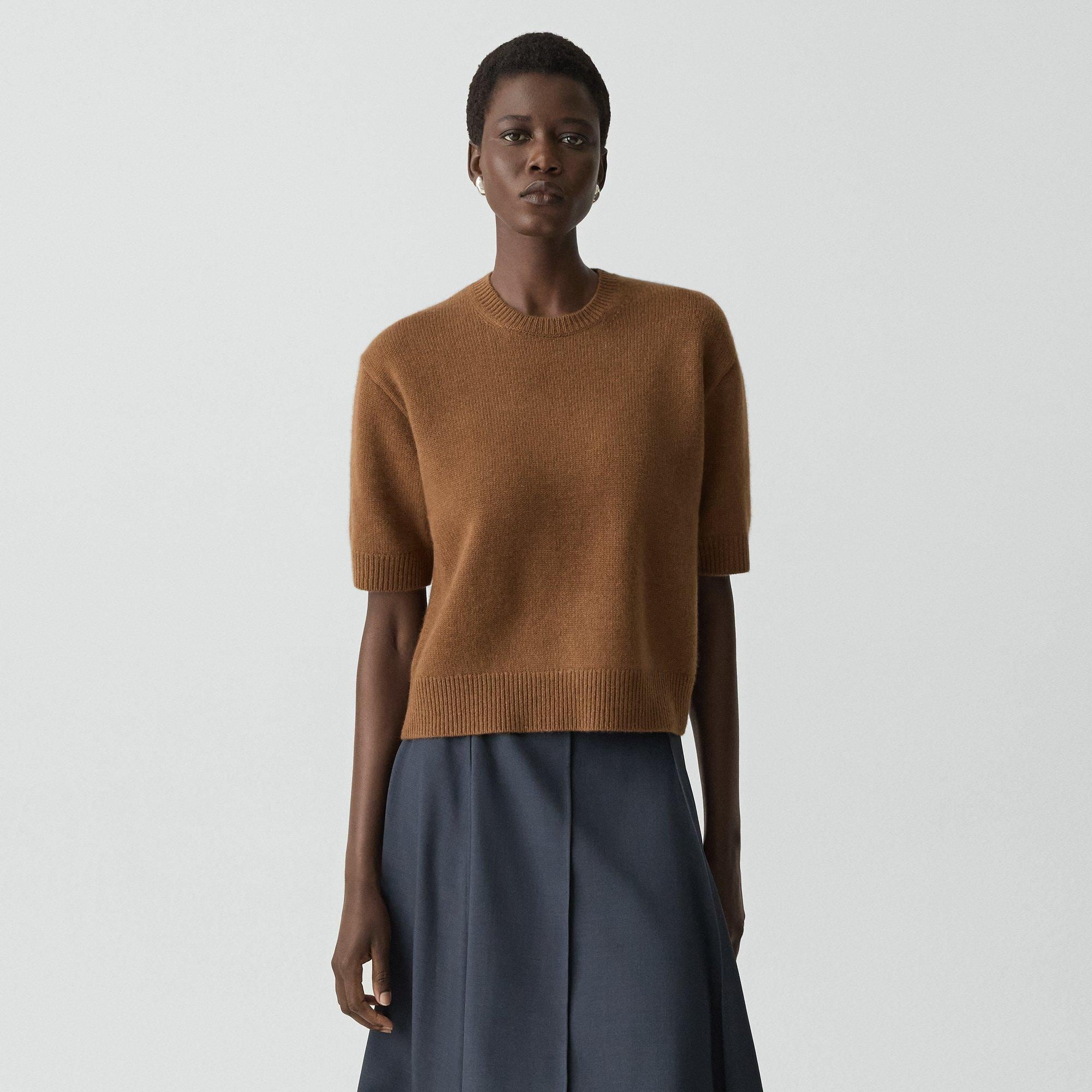 Cropped Tee in Cashmere - 2