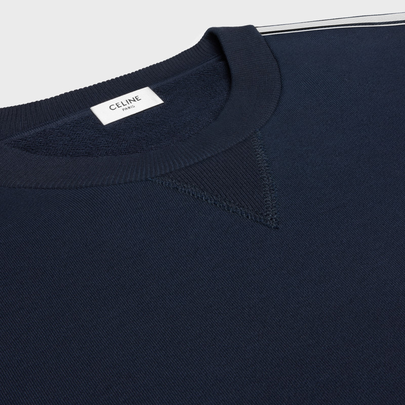 celine loose sweatshirt in cotton fleece 3