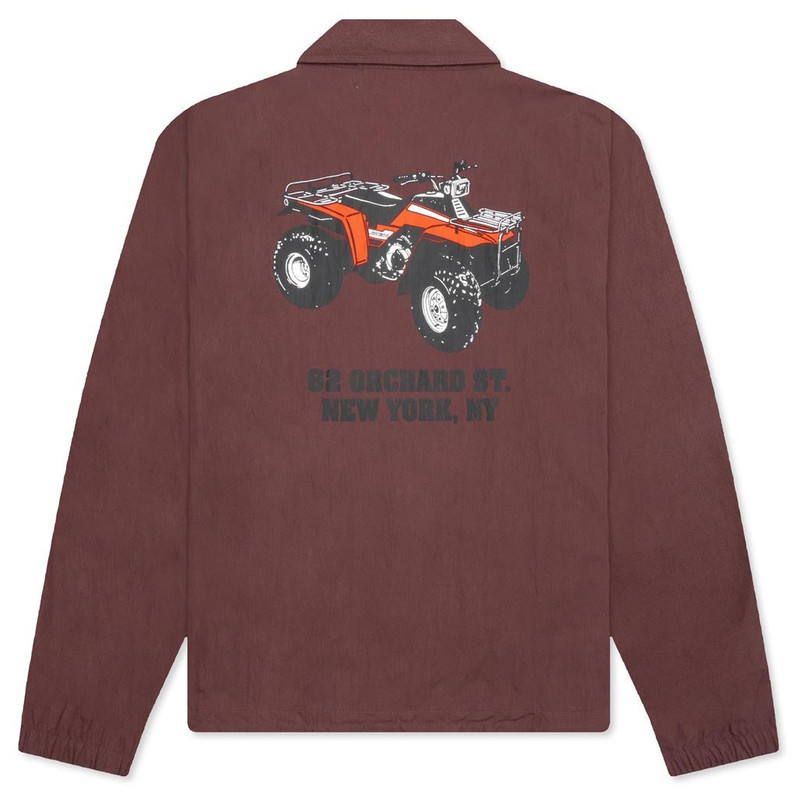 AWAKE NY 4 WHEELER COACHES JACKET - BROWN outlook