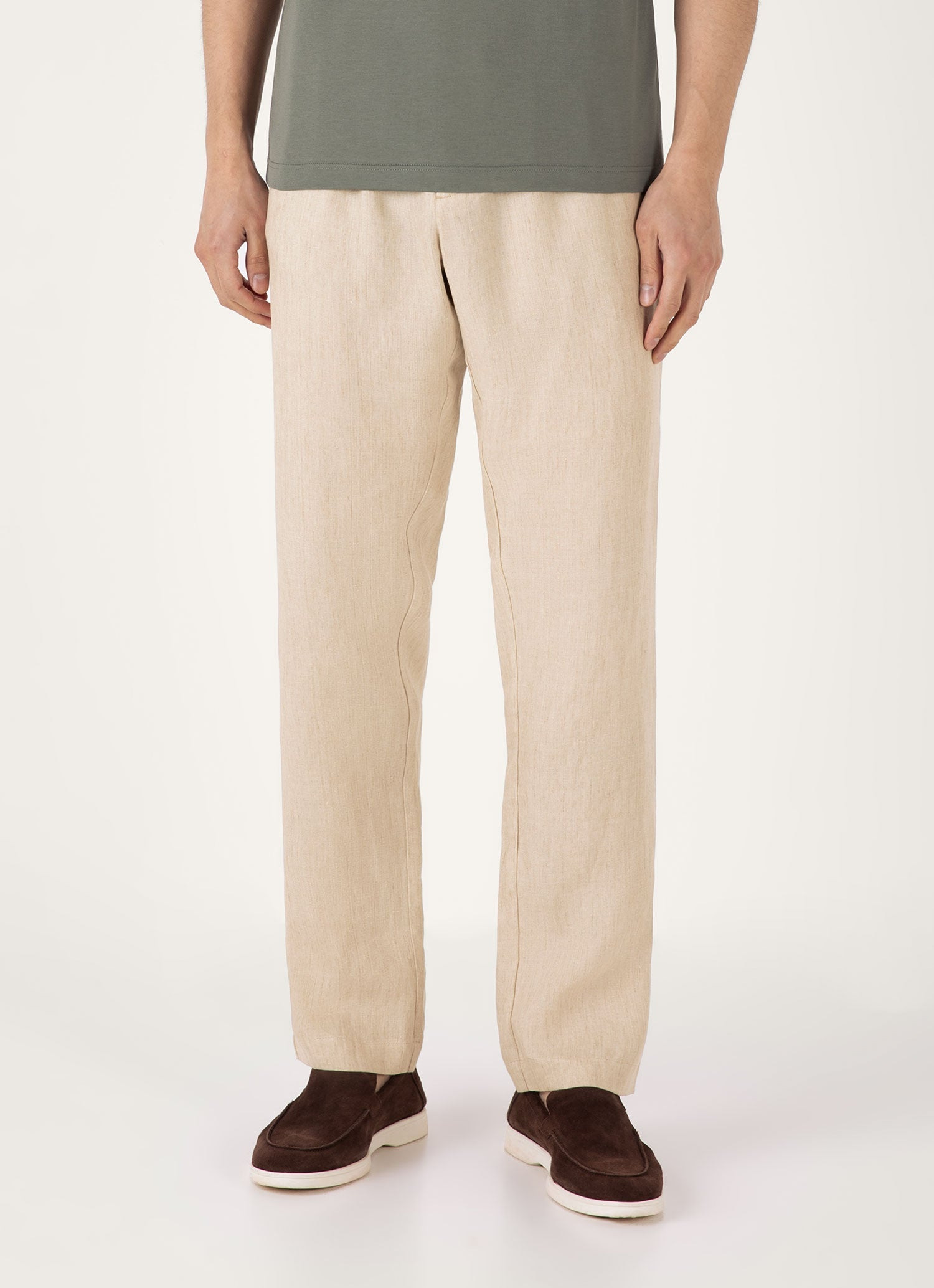 Linen Drawstring Trouser - 2