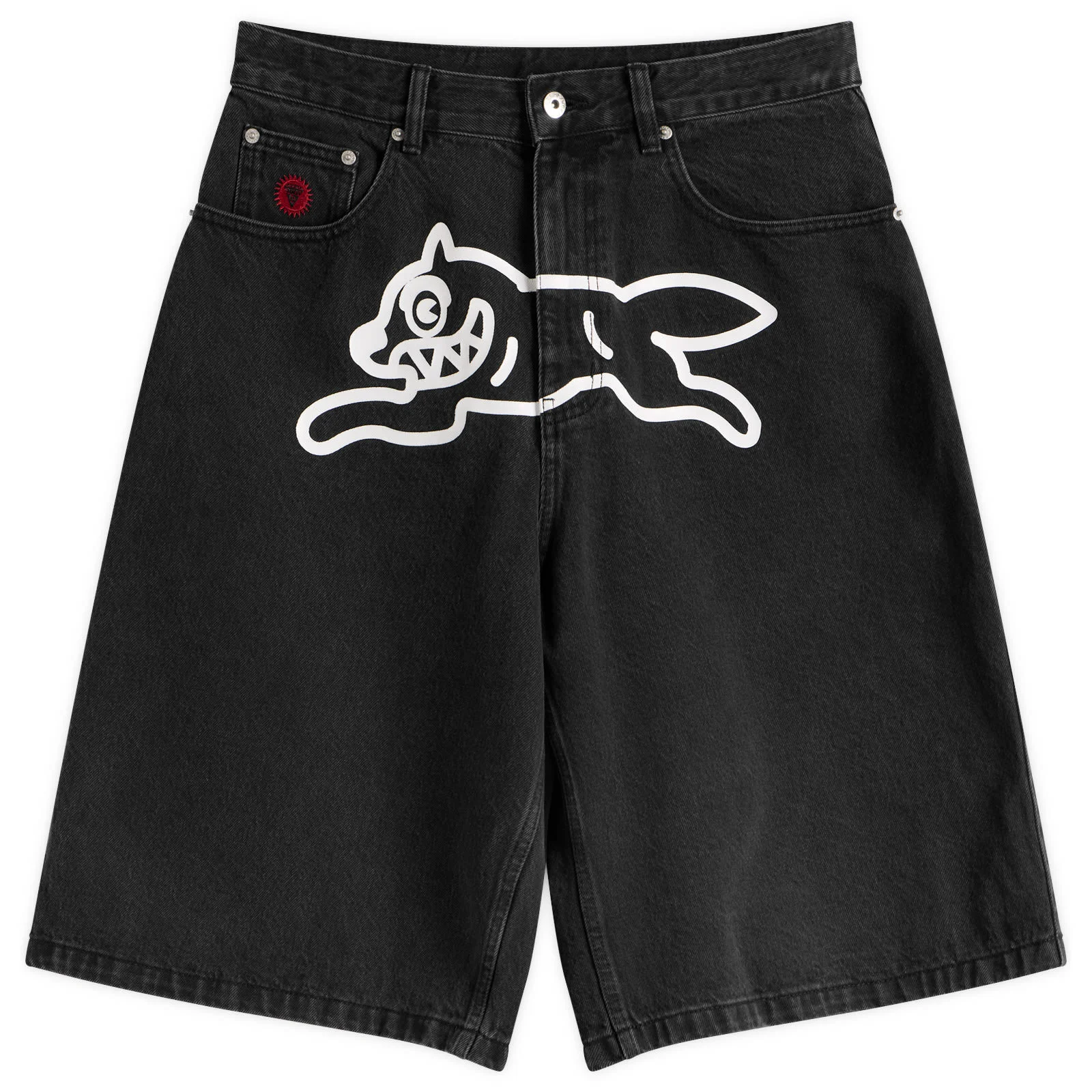 ICECREAM Running Dog Triple Scoop Denim Shorts - 1