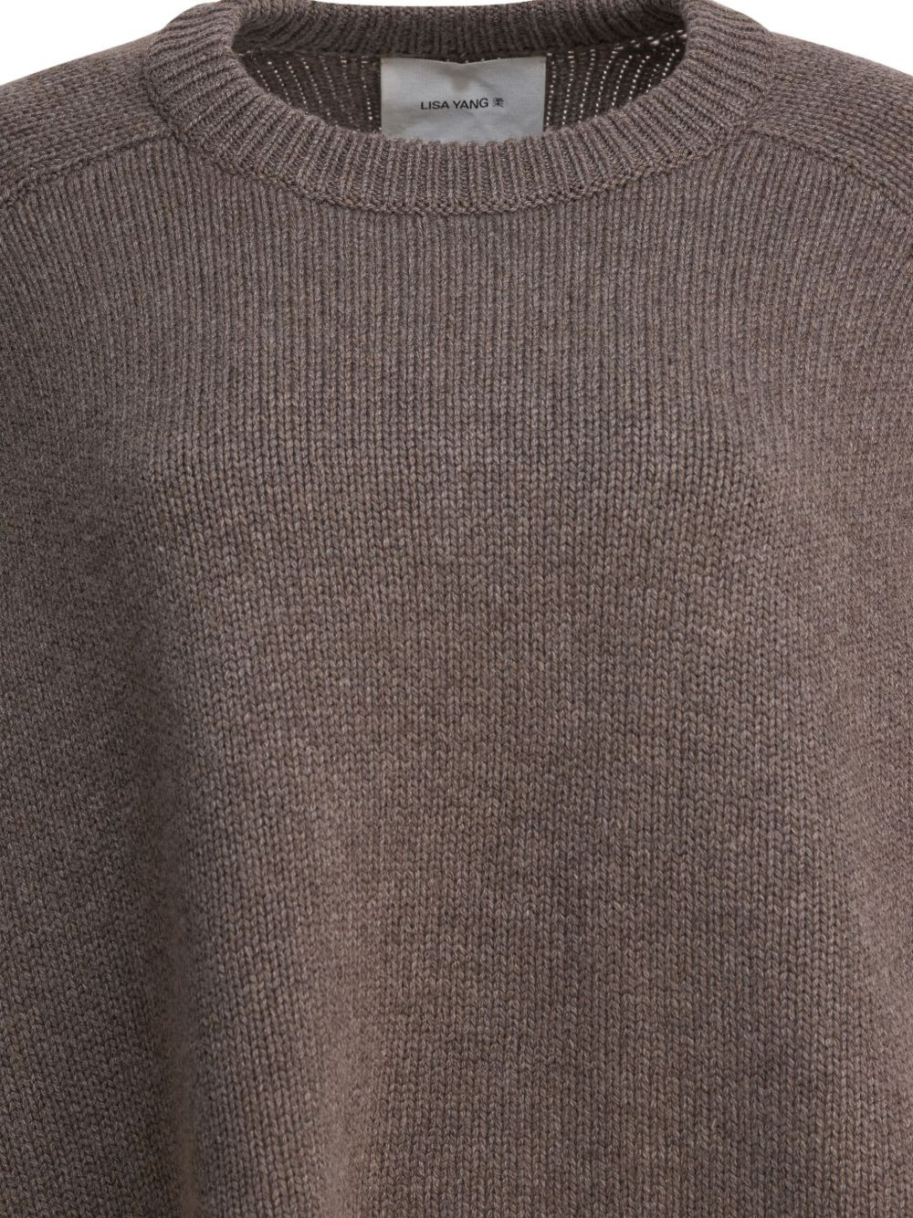 cashmere cropped sweater - 3