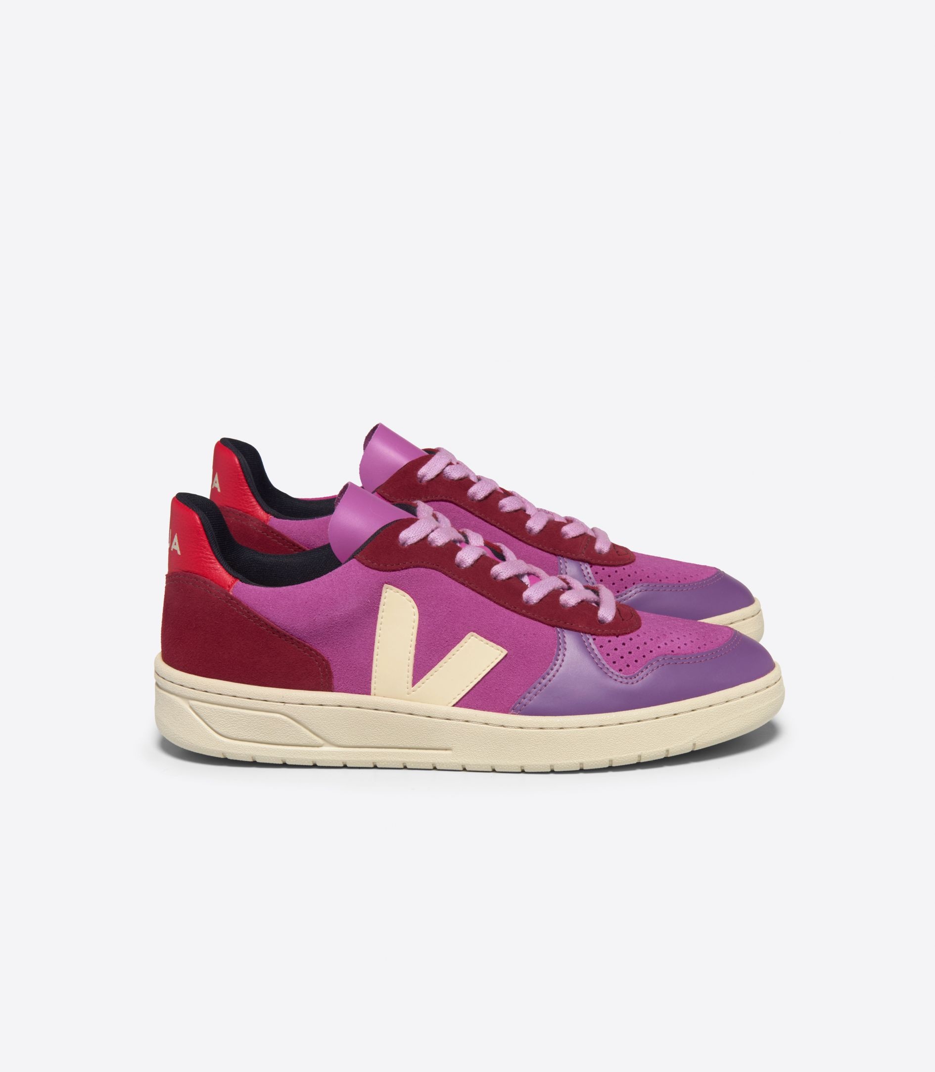 V-10 SUEDE MULTICO ULTRAVIOLET CALCAIRE - 1