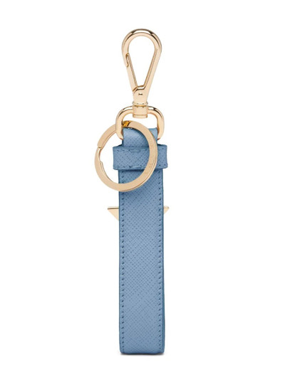 Prada triangle logo keyring outlook