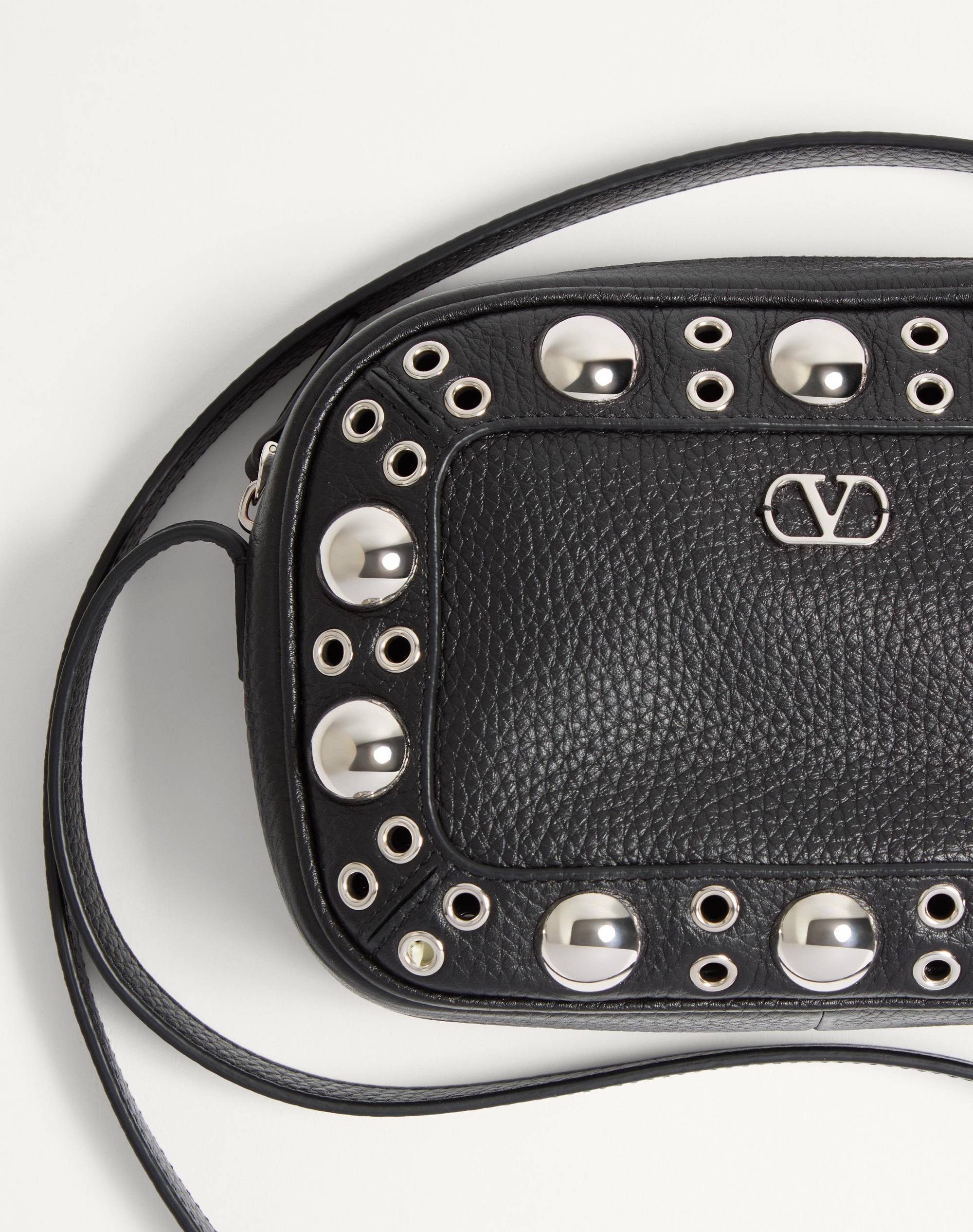 VALENTINO GARAVANI NELLCÔTE CROSSBODY BAG IN GRAINY CALFSKIN - 6