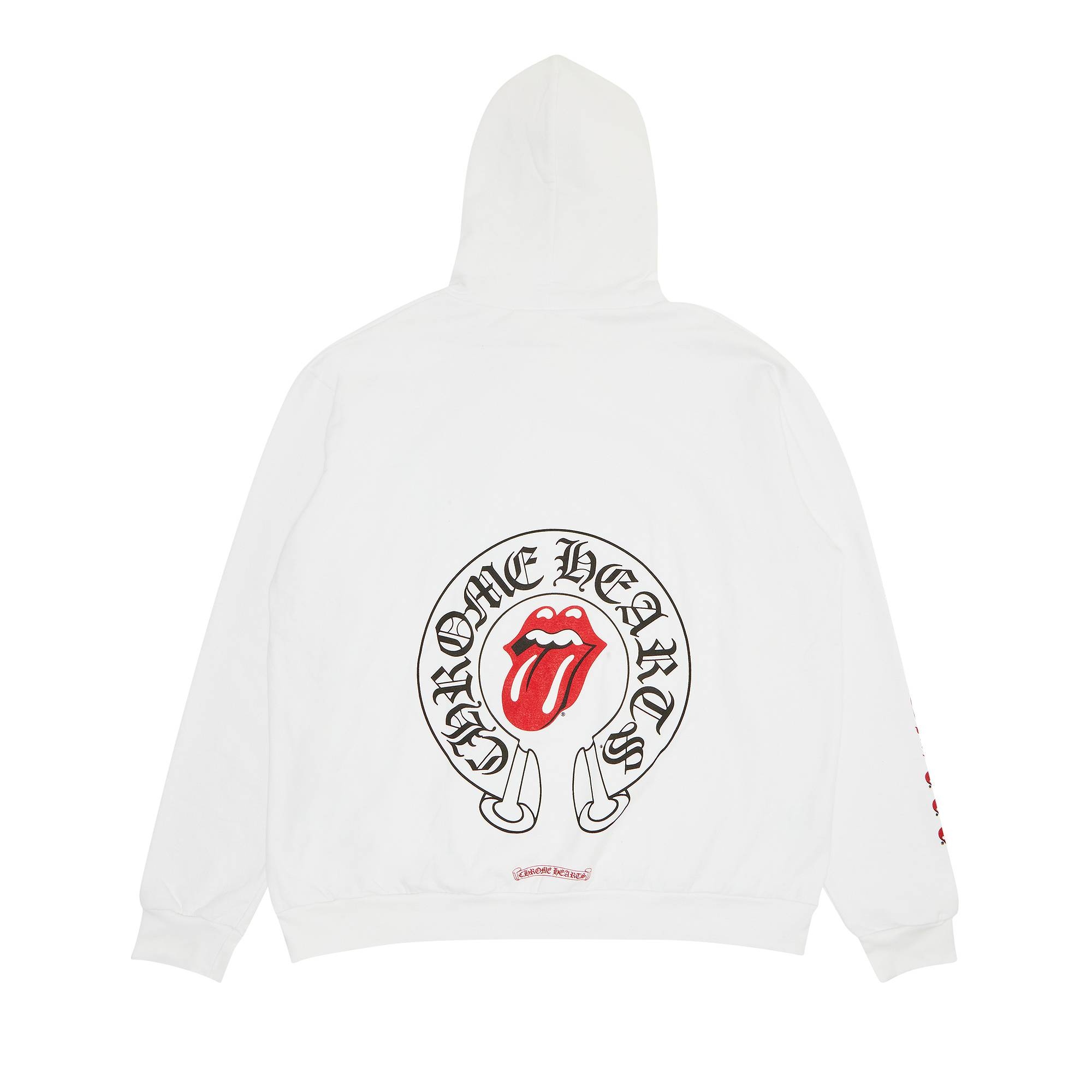 Chrome Hearts x Rolling Stone Lips Online Exclusive Hoodie 'White'