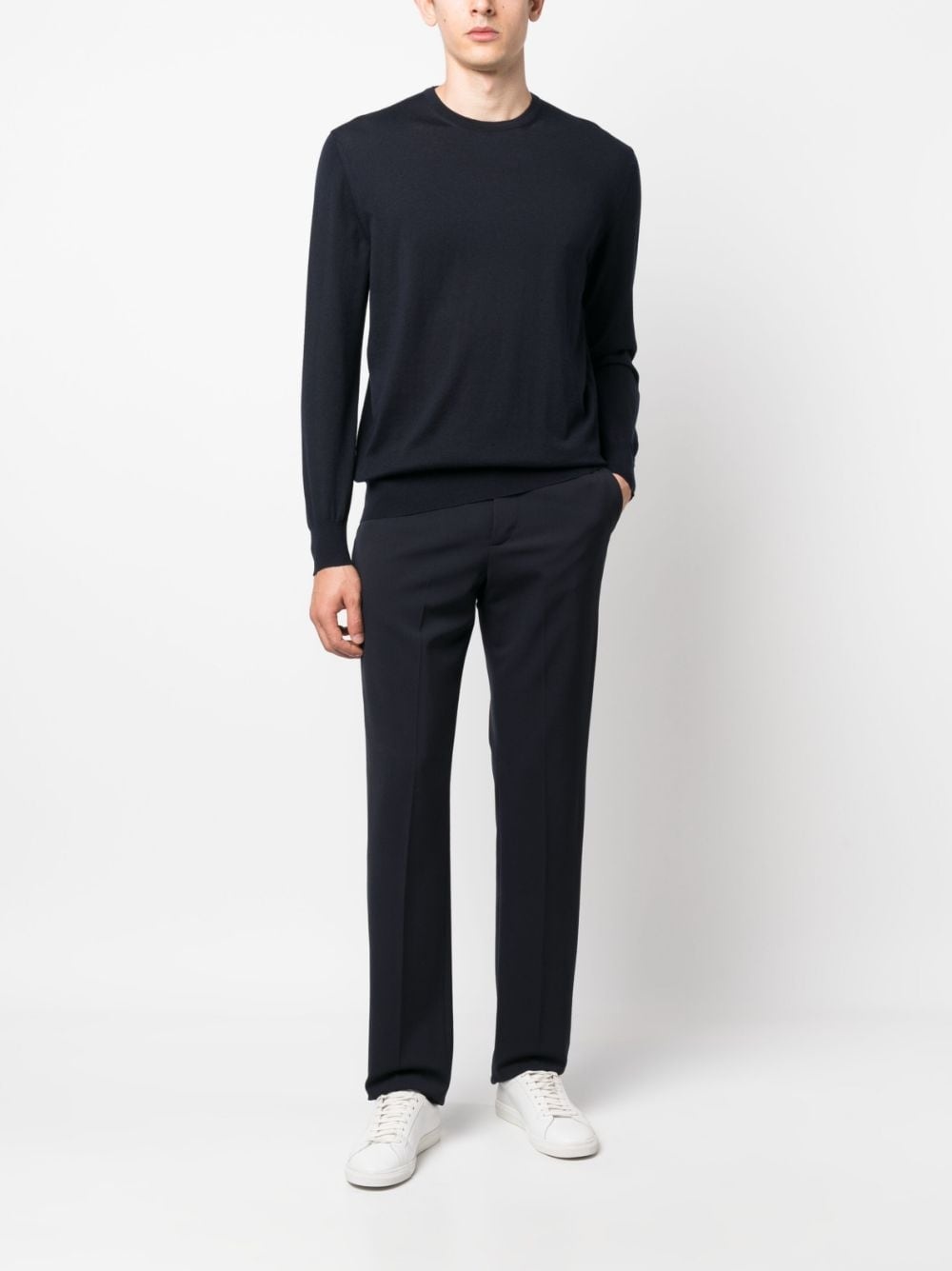 crew-neck cashmere jumper - 2