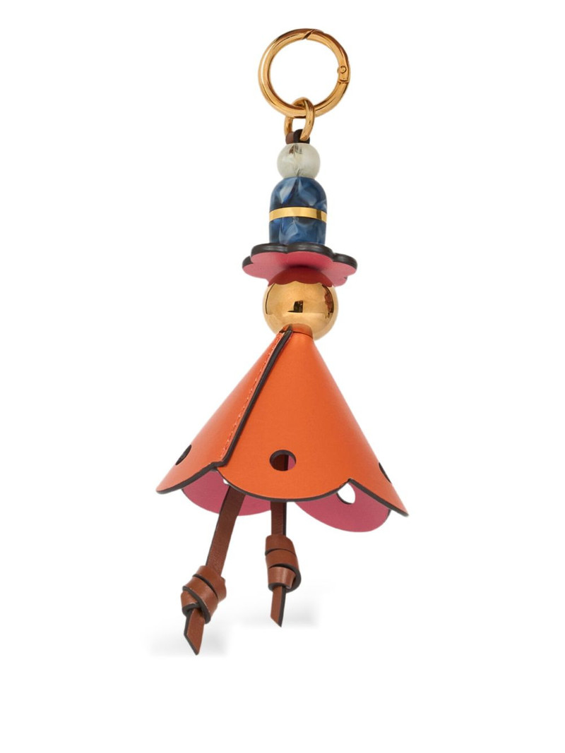 Etro flower marbles leather charm bag outlook