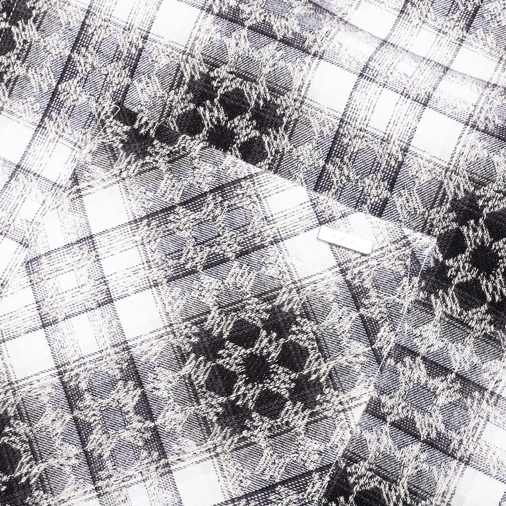 MA QUAD JACQUARD FLANNEL - BLACK - 4