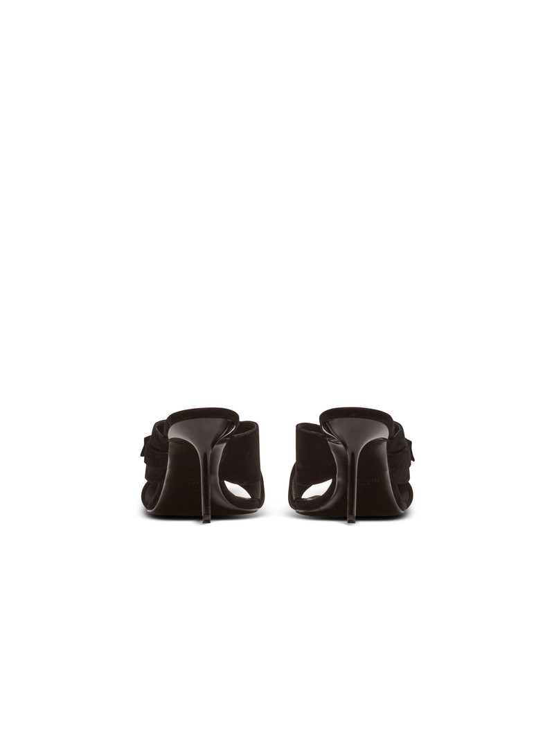 Uma mules in suede leather 4