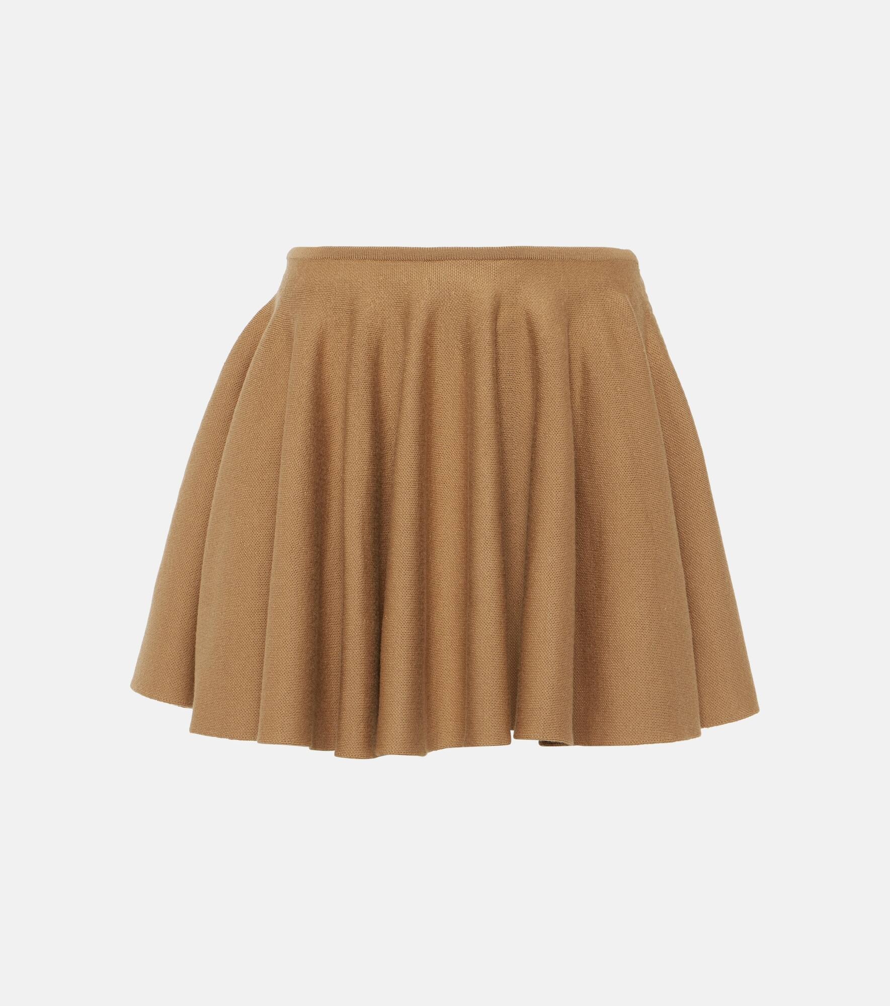 Ulli wool-blend miniskirt - 1