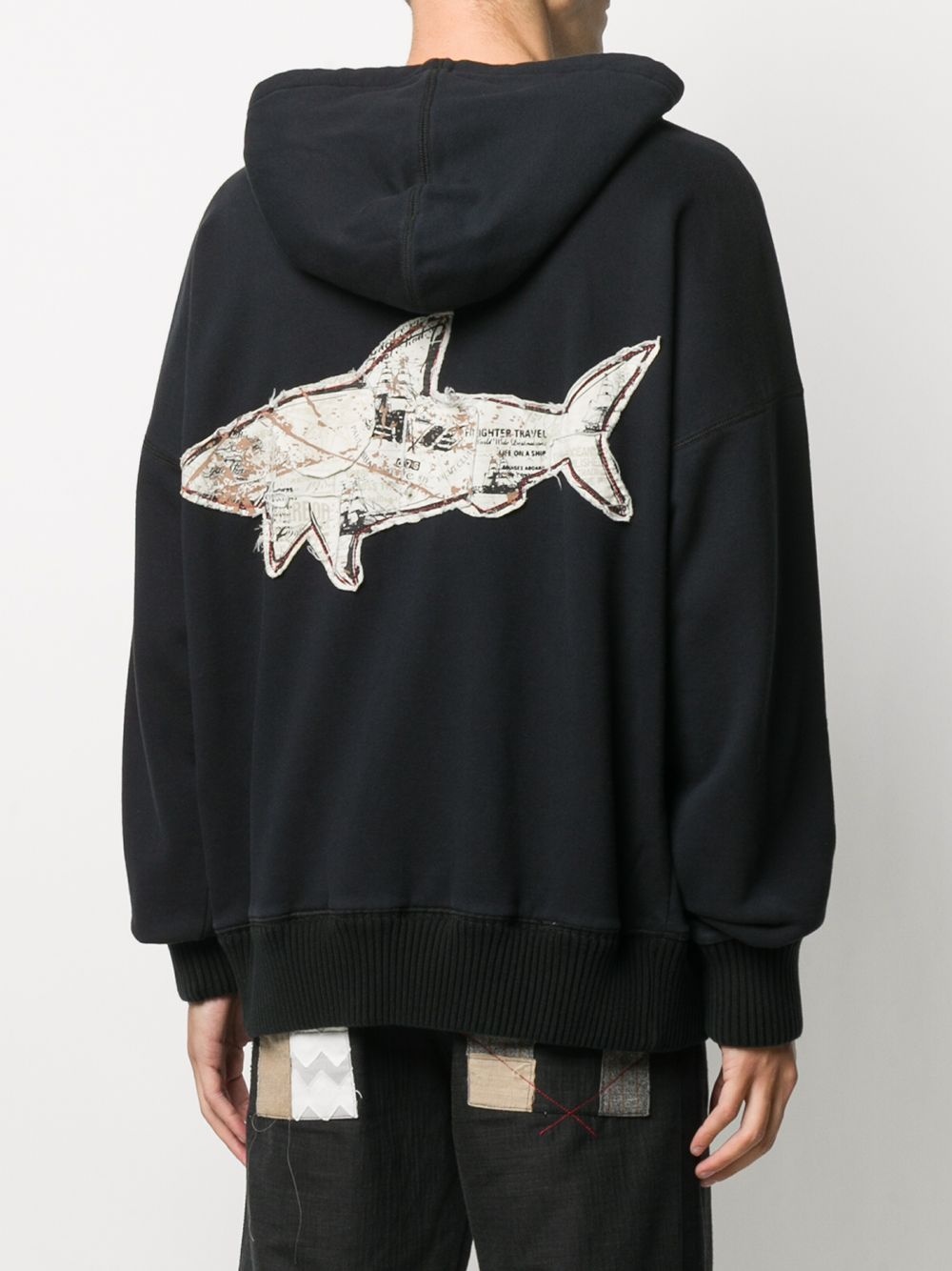 SLOUCHY LOGO EMBROIDERED HOODIE - 5