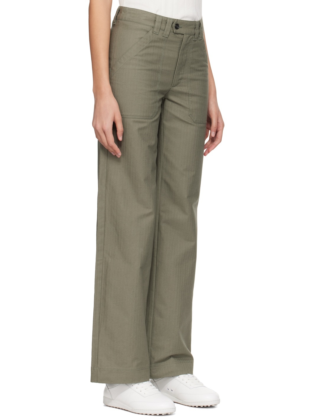 Khaki Berry Trousers - 2