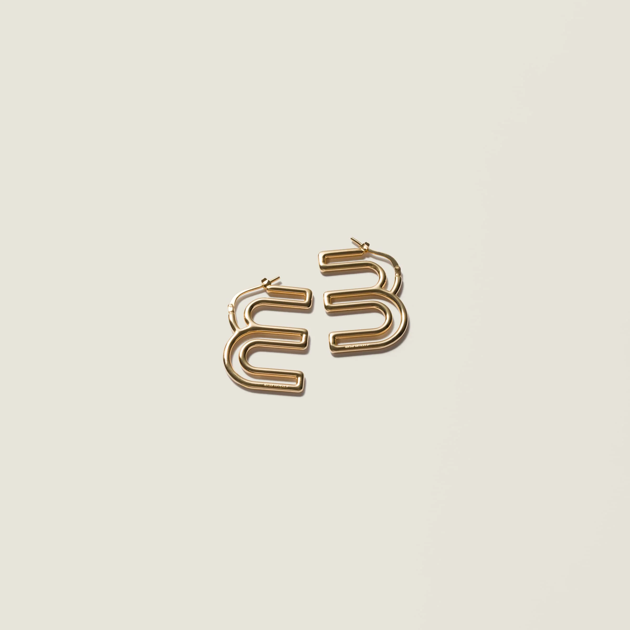Metal earrings - 1