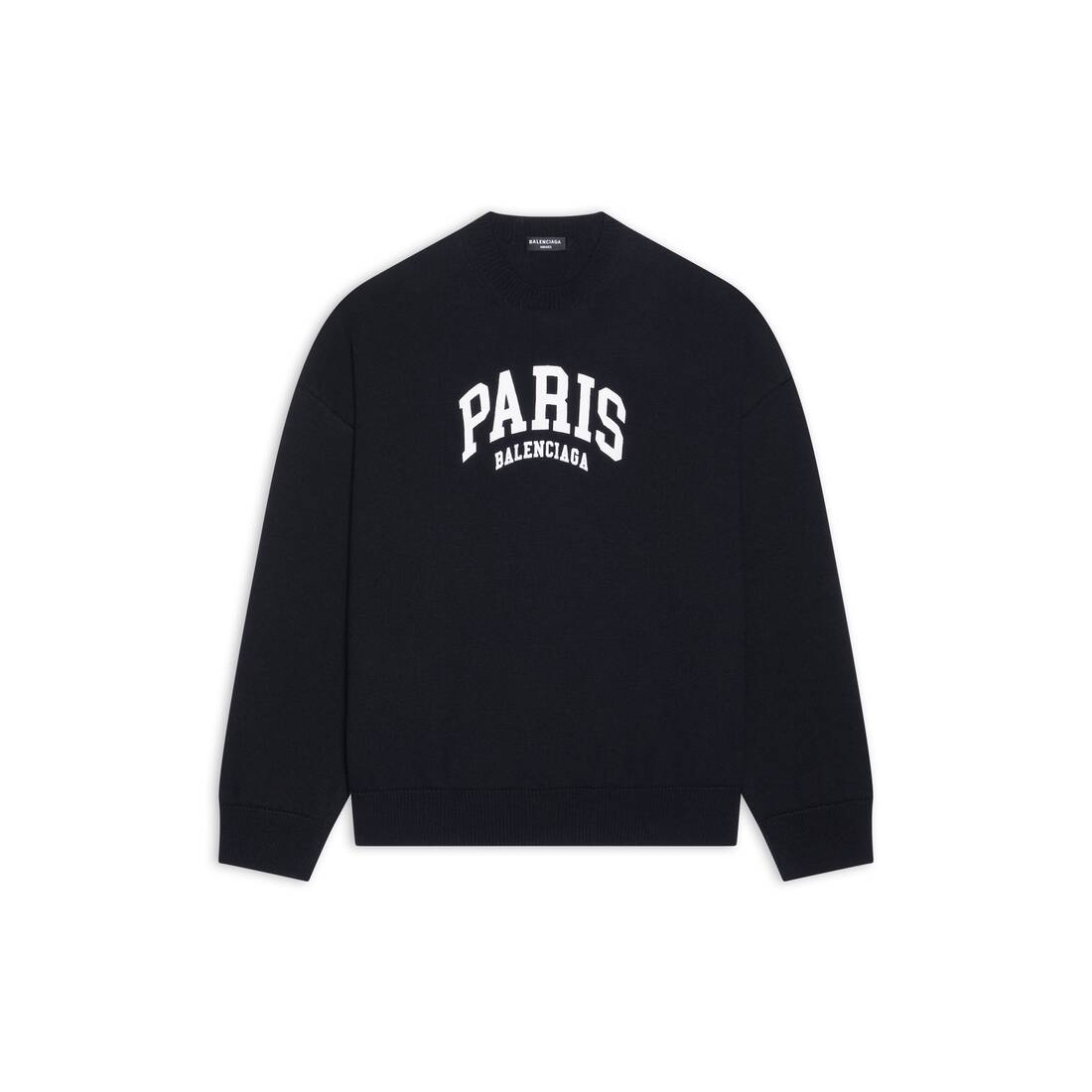 Men's Cities Paris Sweater in Black - 1