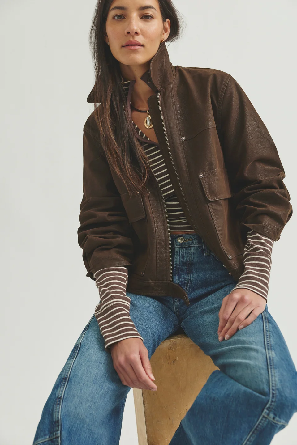 We The Free Blair Vegan Leather Jacket - 1
