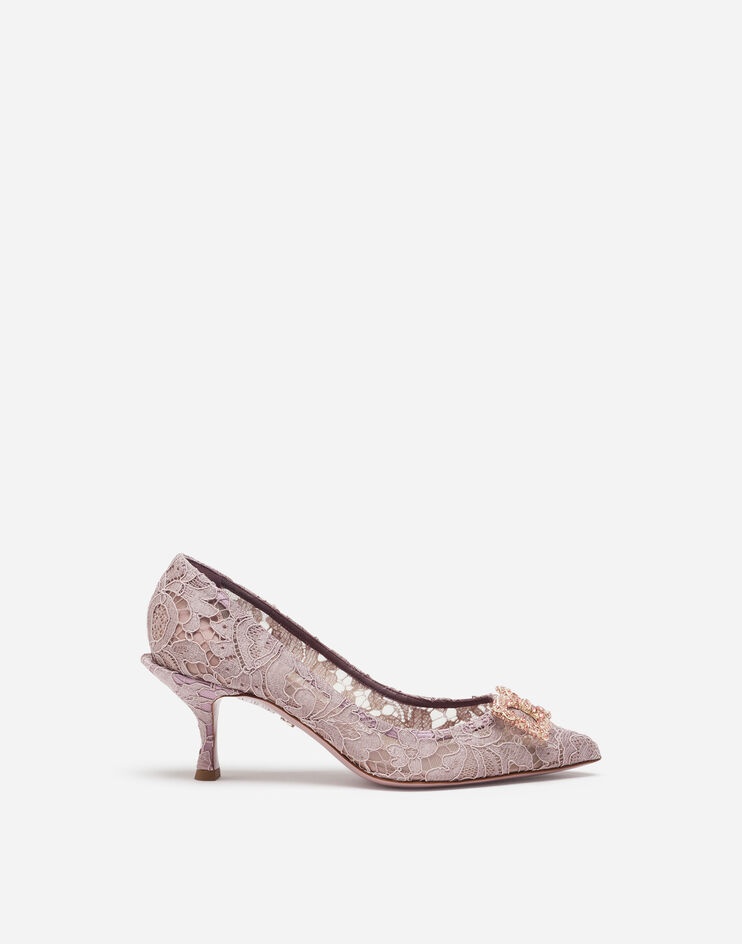 Taormina lace pumps with DG Amore logo - 1