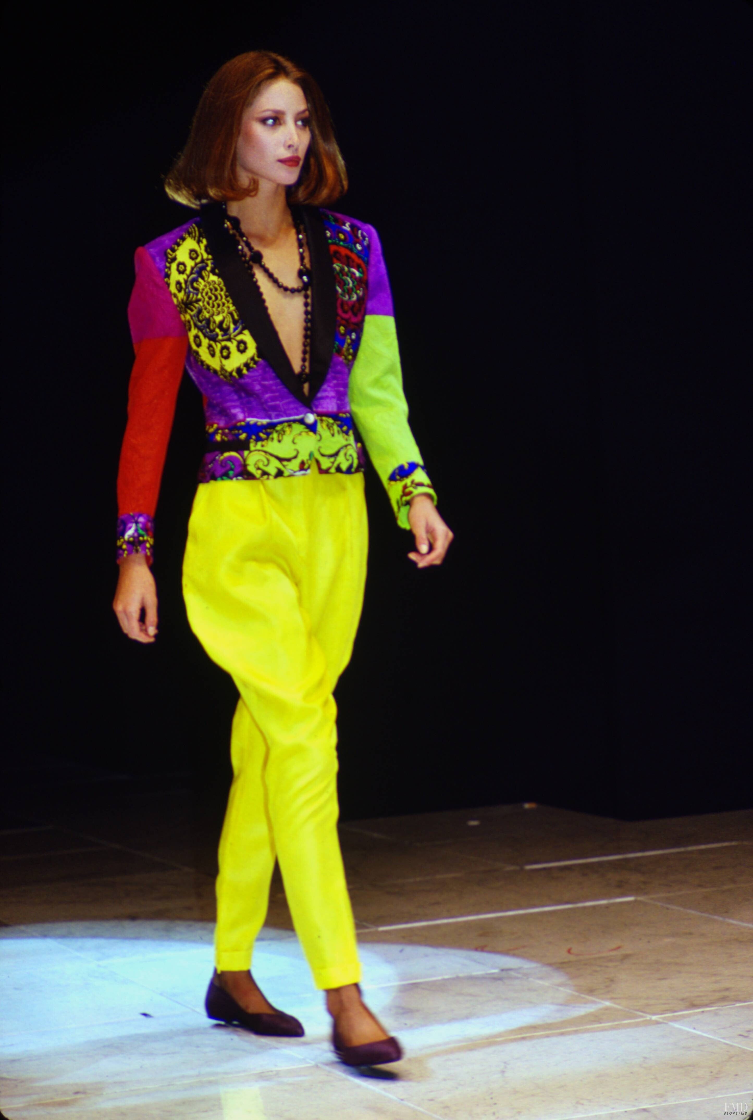 Gianni Versace Spring 1990 Colour Block Baroque Silk Blazer Jacket 44 - 2