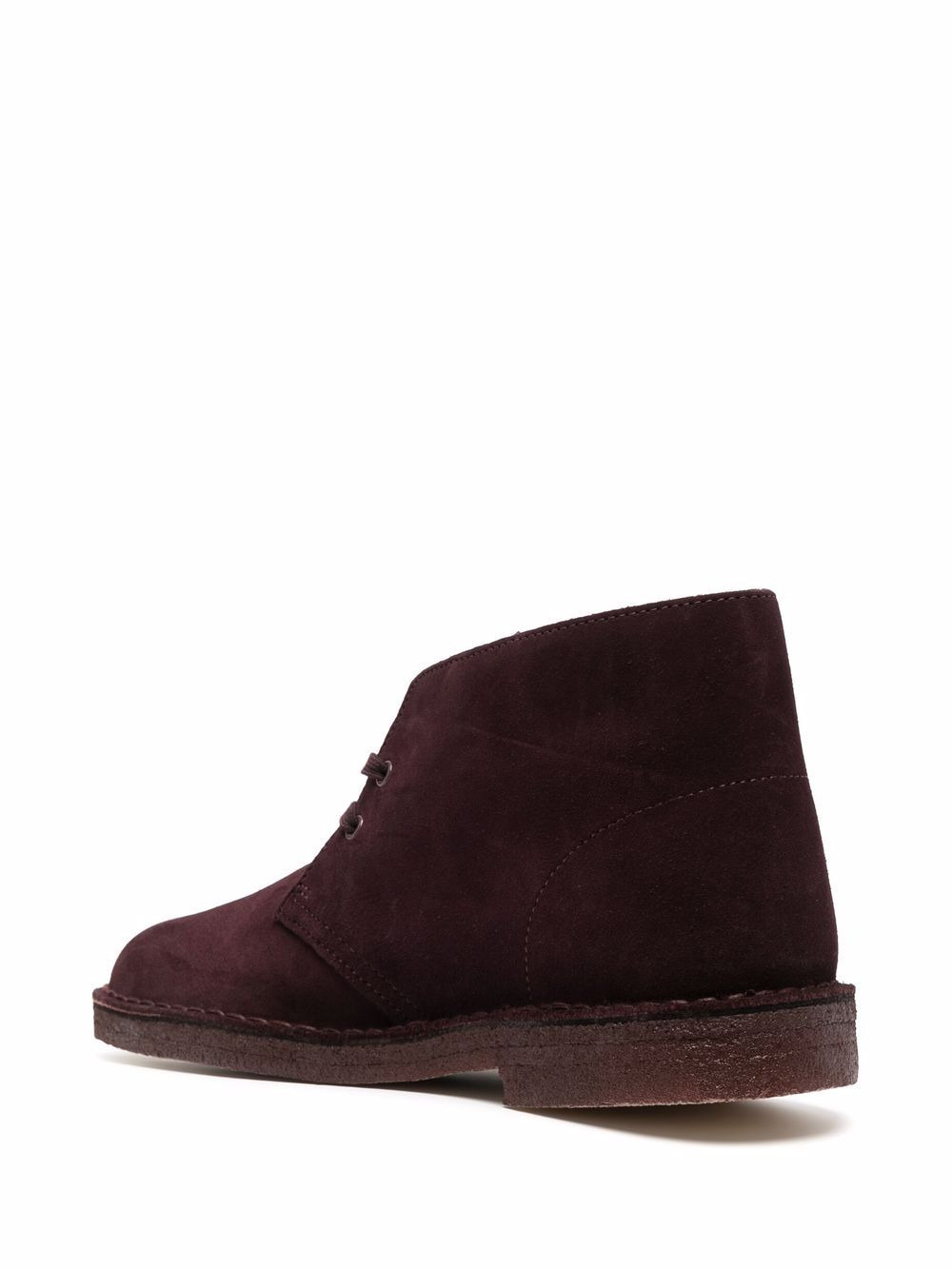 suede lace-up boots - 3