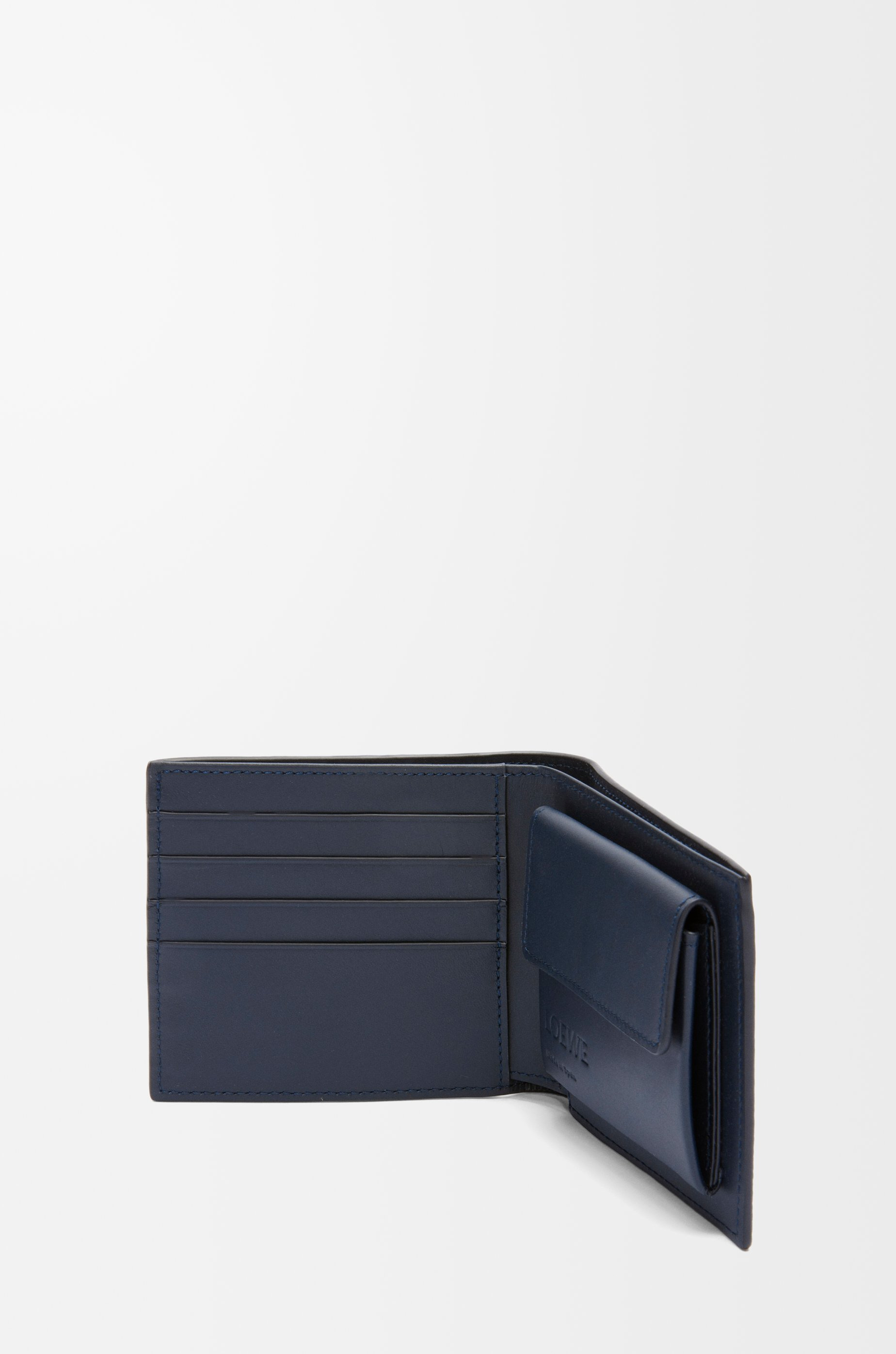 Bifold coin wallet in soft grained calfskin - 3