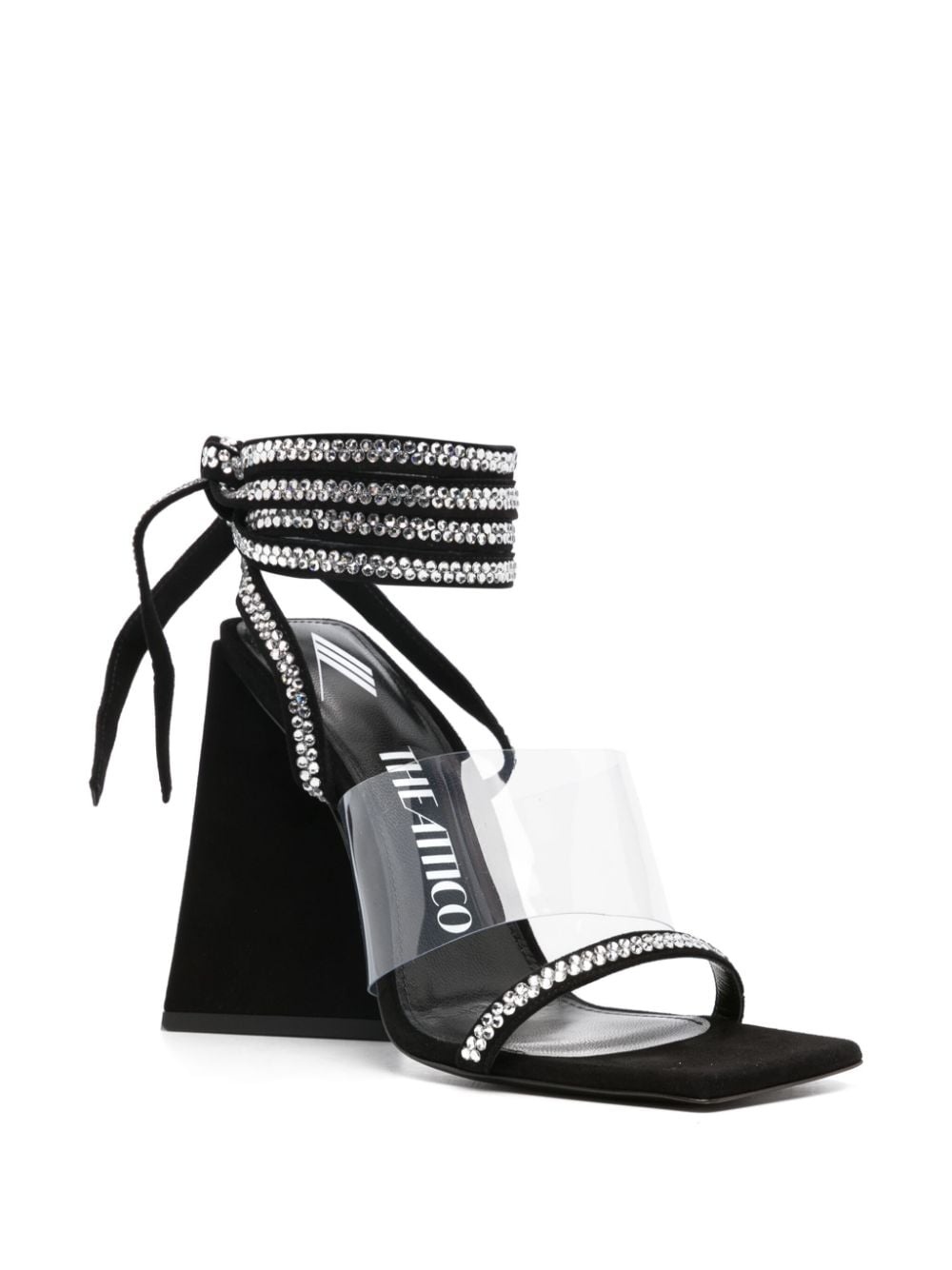 Isa 115mm embellished leather sandals - 2