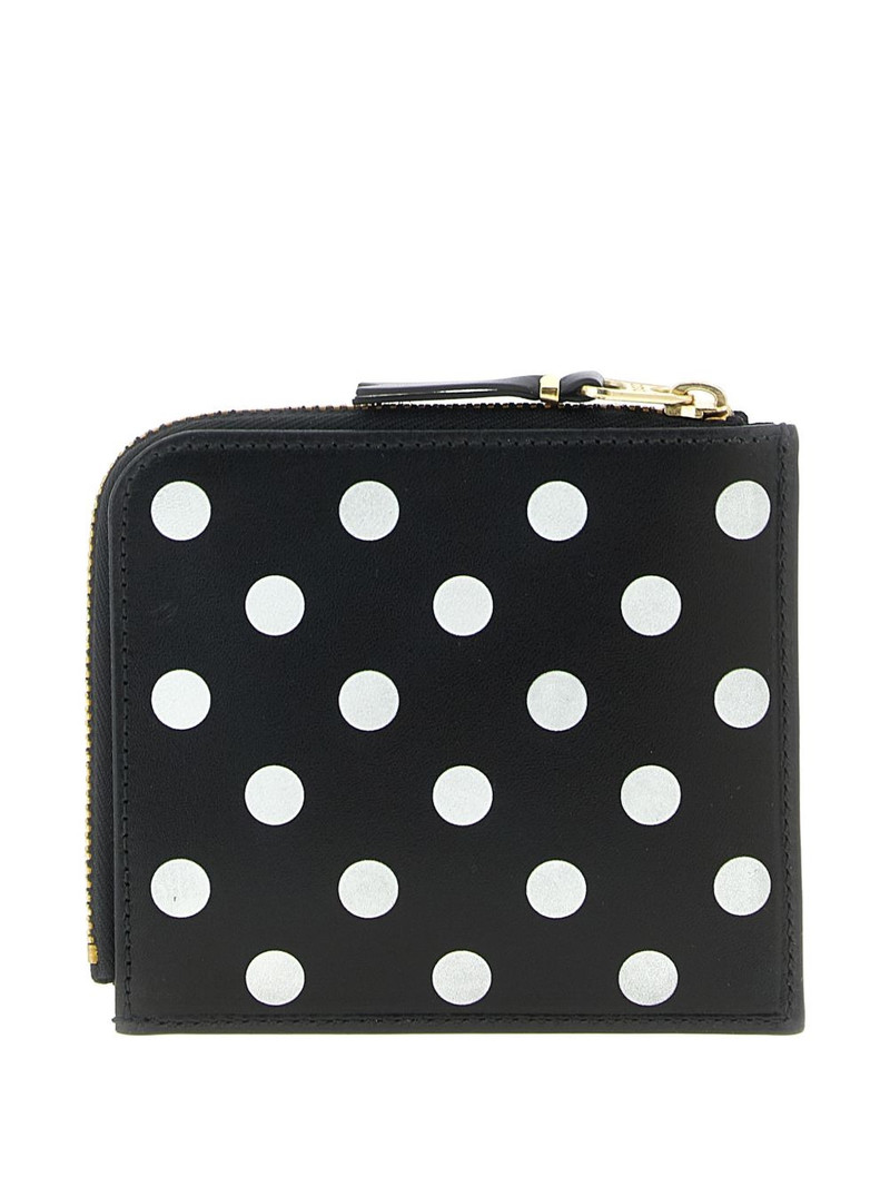 Comme Des Garçons polka dot printed wallet outlook
